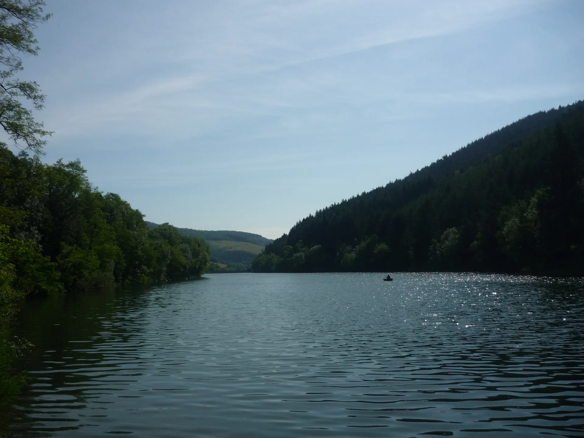 Barrage de Joux à Joux — Sur le lac