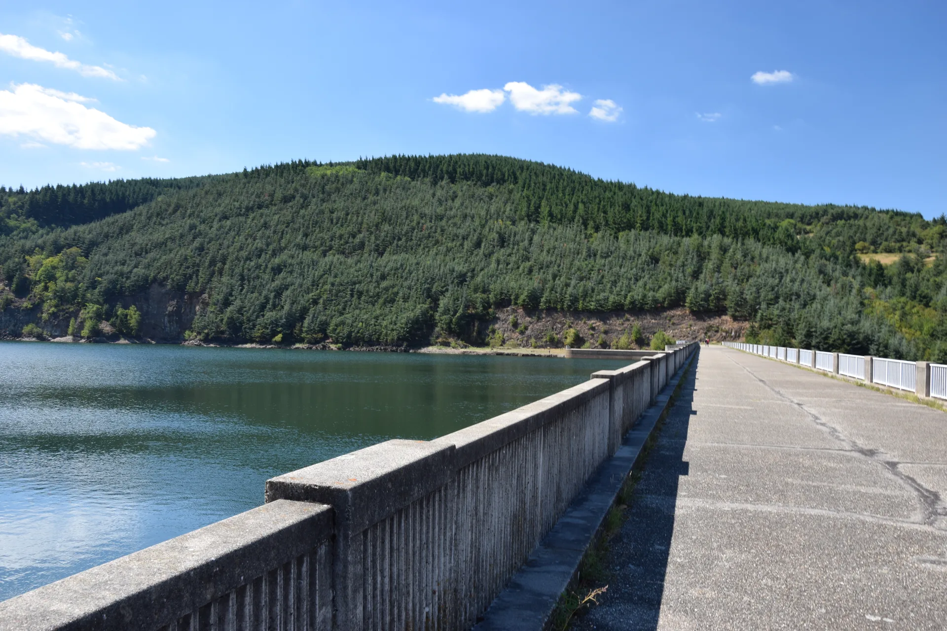 Barrage du Dorlay à Doizieux — Sur le lac