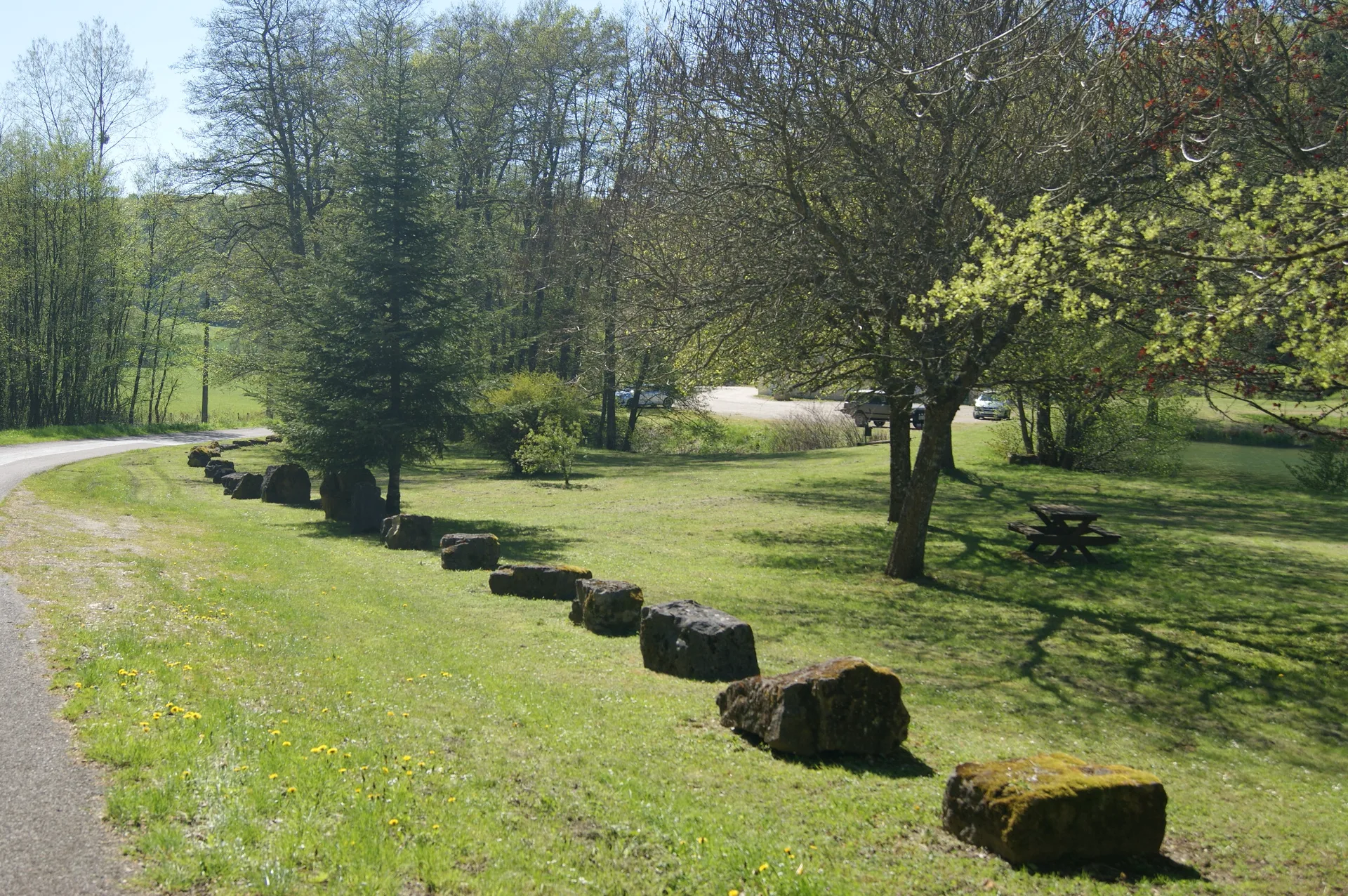 Etang communal de Vernois les Vesvres à Vernois-lès-Vesvres — Sur le lac