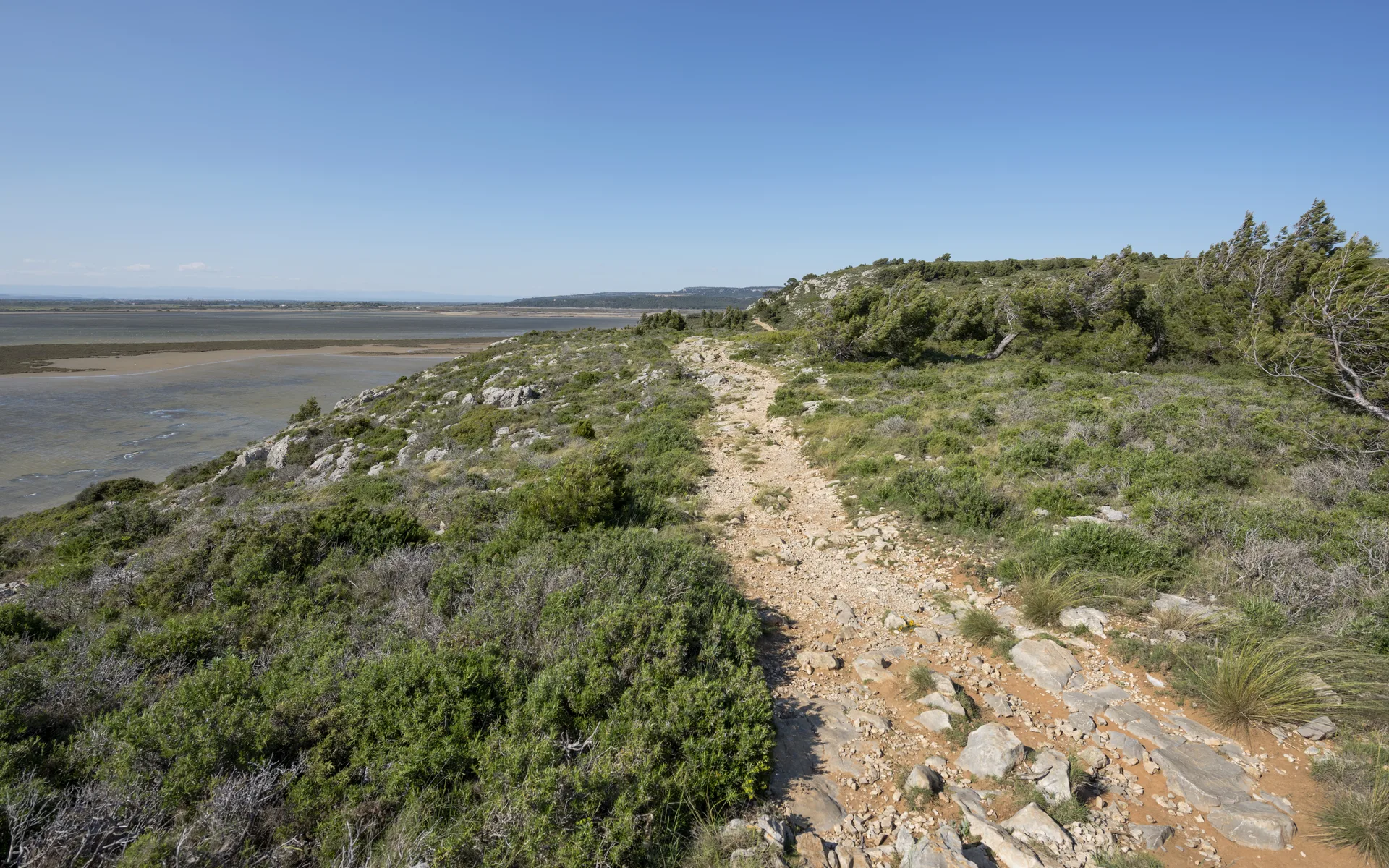 Étang de Bages-Sigean à Gruissan — À 1,6 km du lac