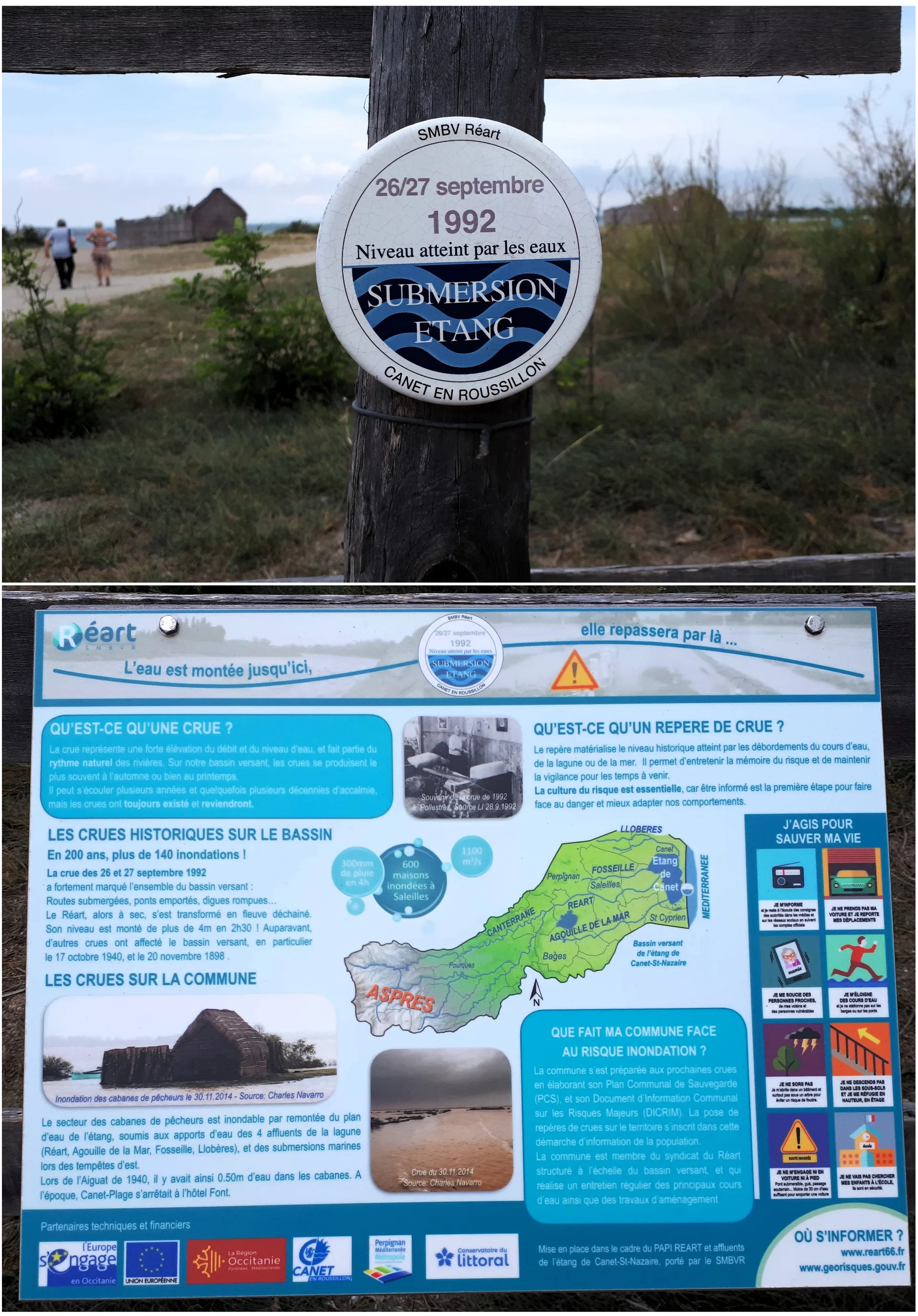Étang de Canet à Canet-en-Roussillon — À 1,2 km du lac