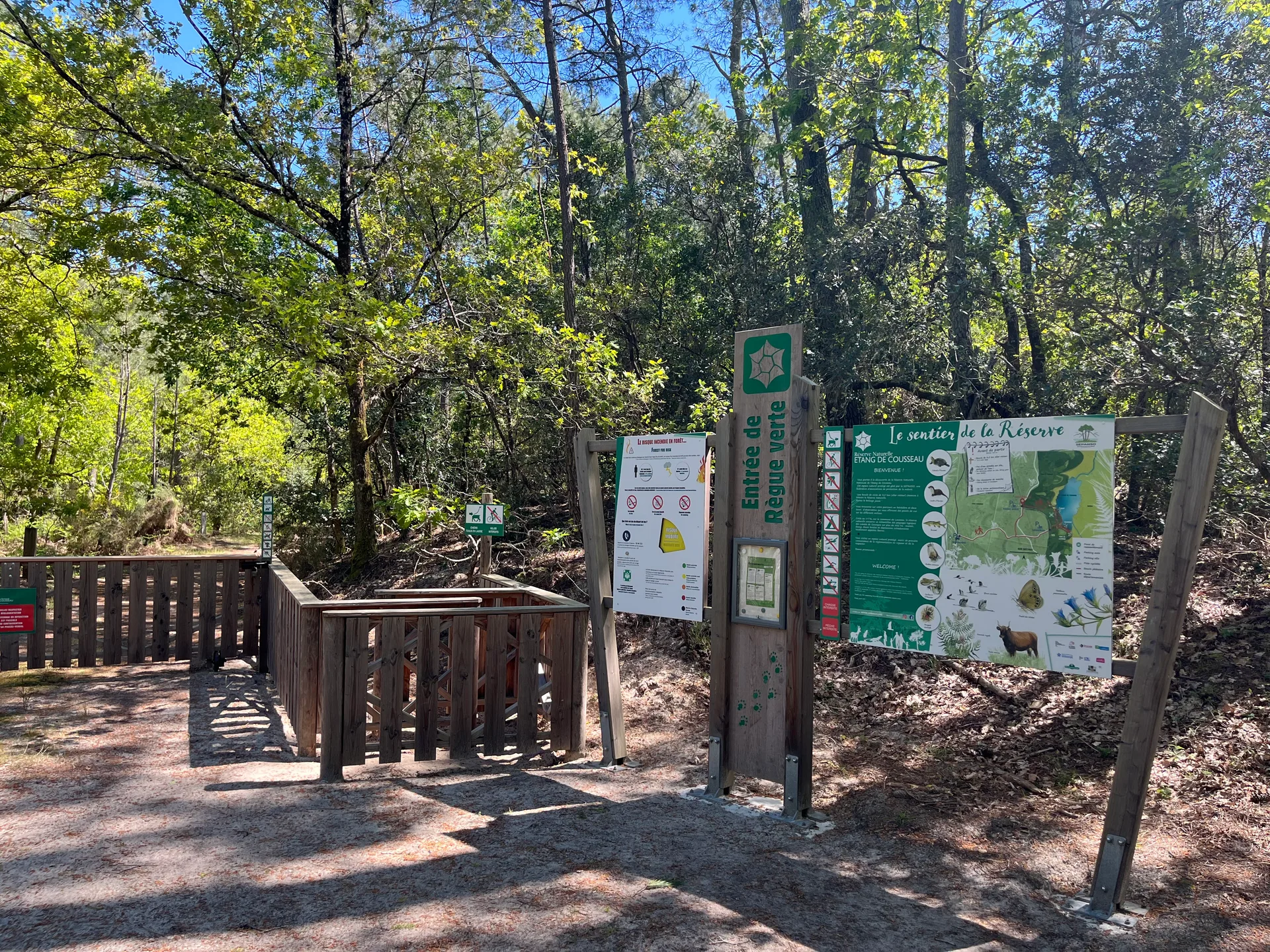 Etang de Cousseau à Lacanau — À 1,3 km du lac