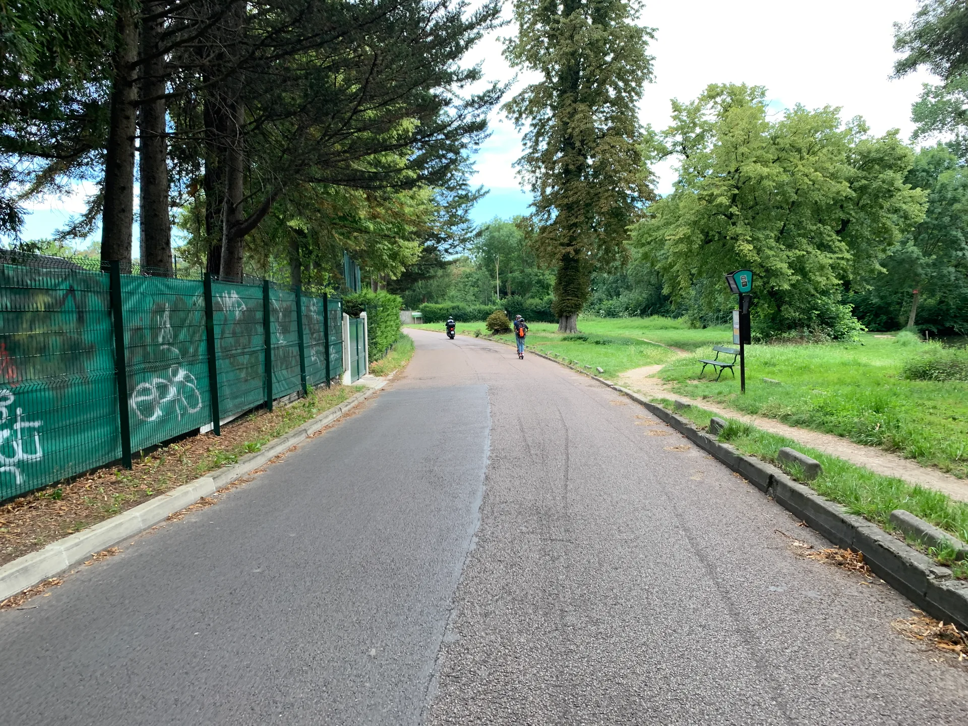 Etang de l'Abbaye à Paris — Sur le lac