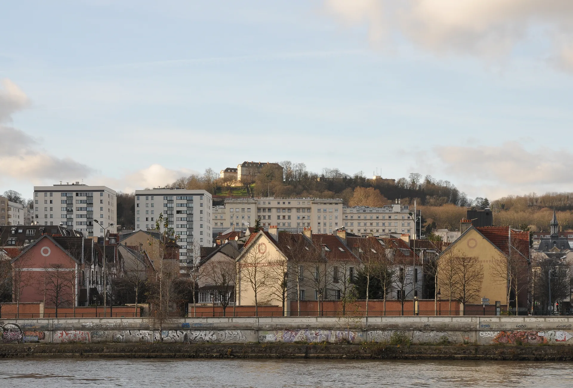 Etang de l'Abbaye à Paris — Sur le lac