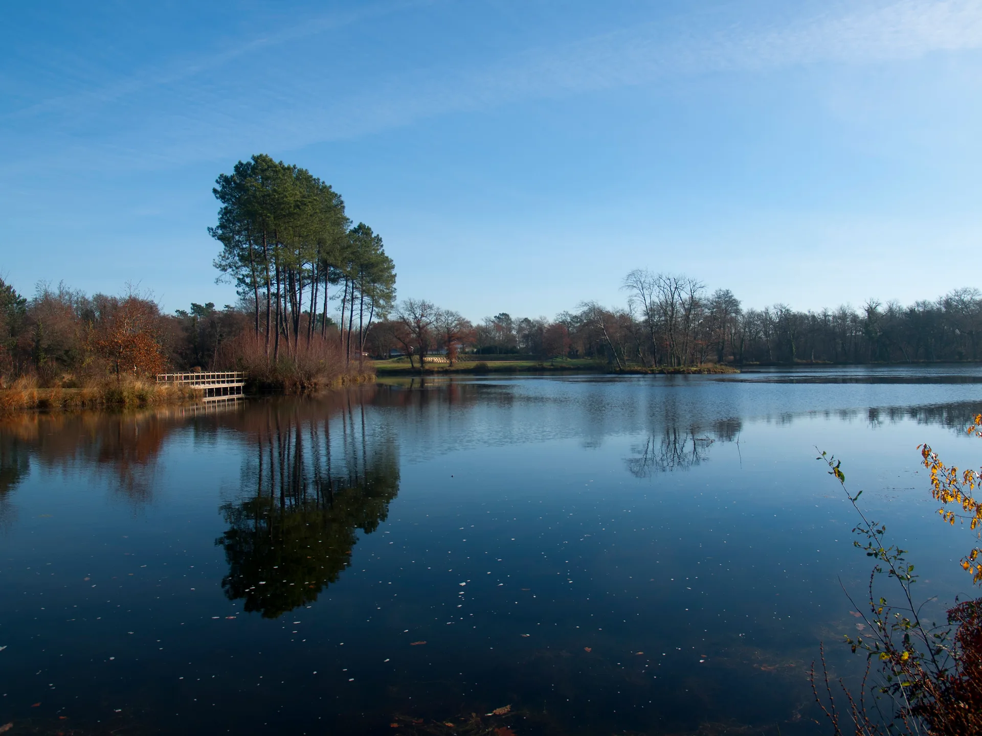 Etang de la Glaciere à Pontonx-sur-l'Adour — À 1,6 km du lac