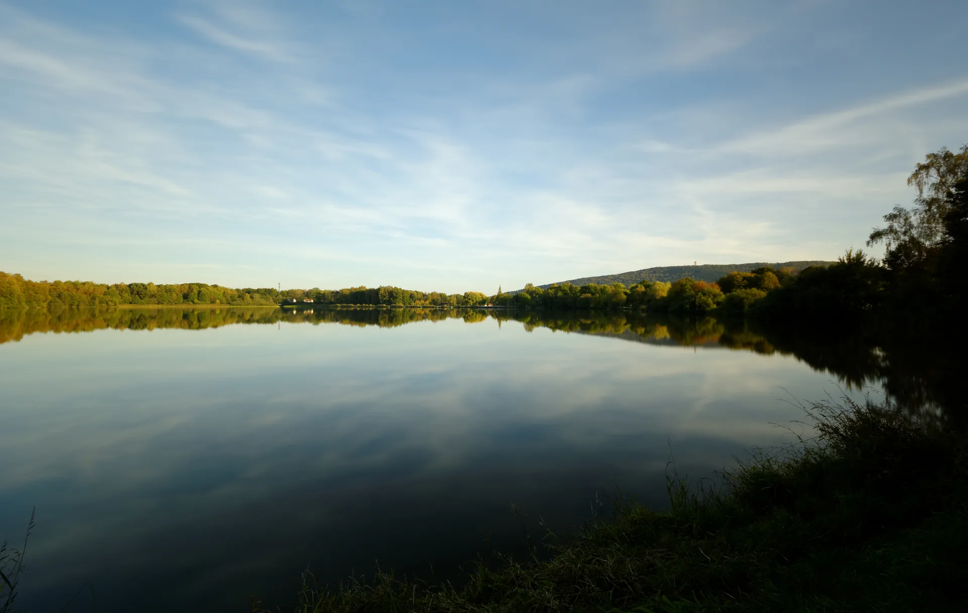 Etang de la Veronne à Sermamagny — À 500 m du lac