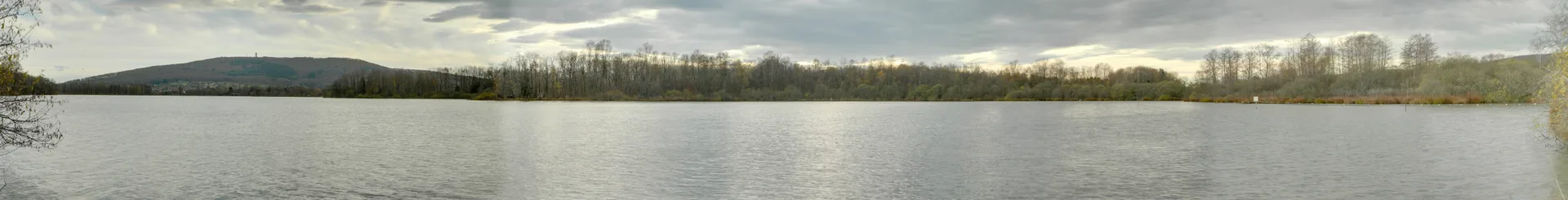 Etang de la Veronne à Sermamagny — Sur le lac