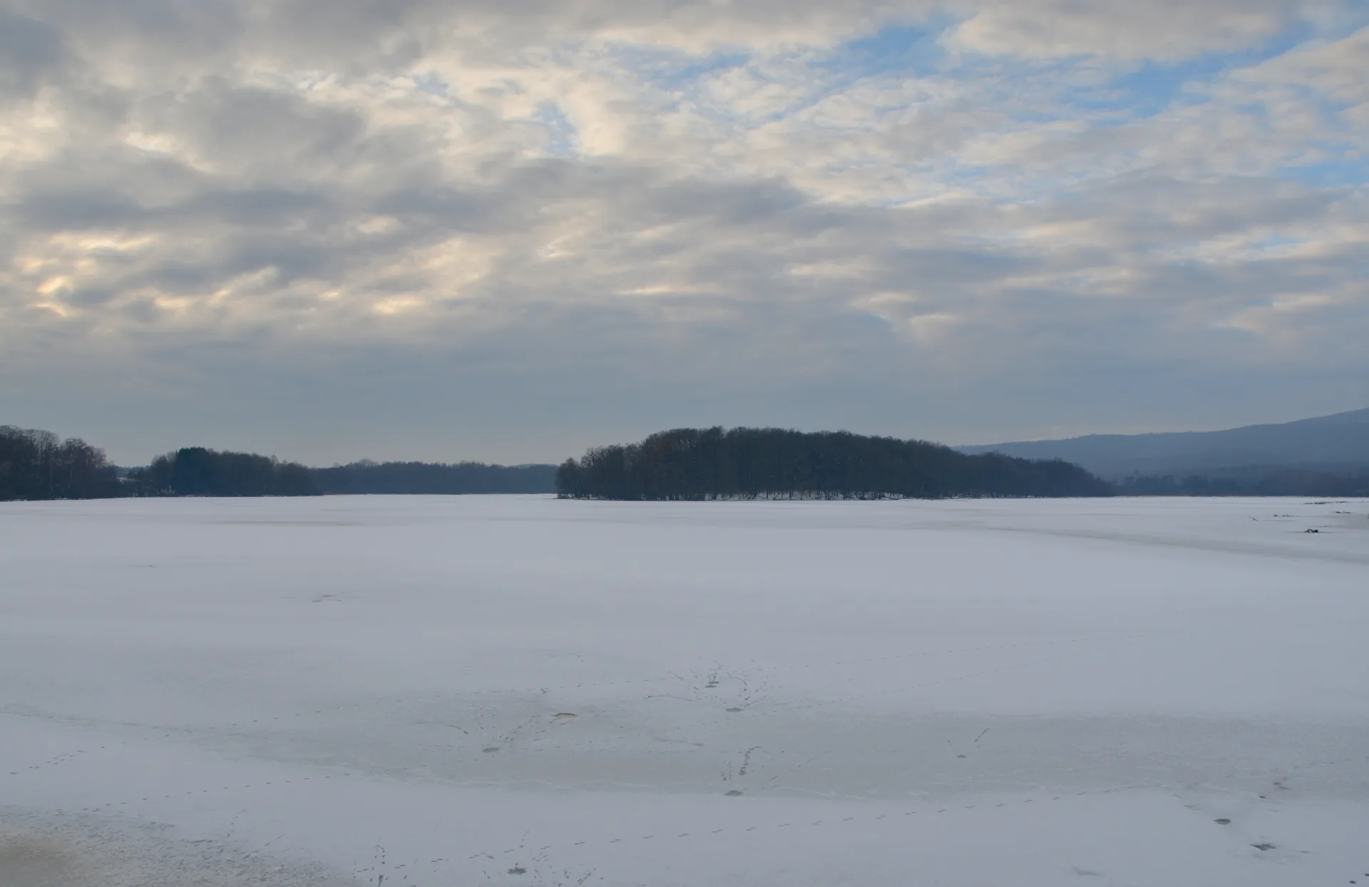 Etang de Malsaucy à Sermamagny — Sur le lac