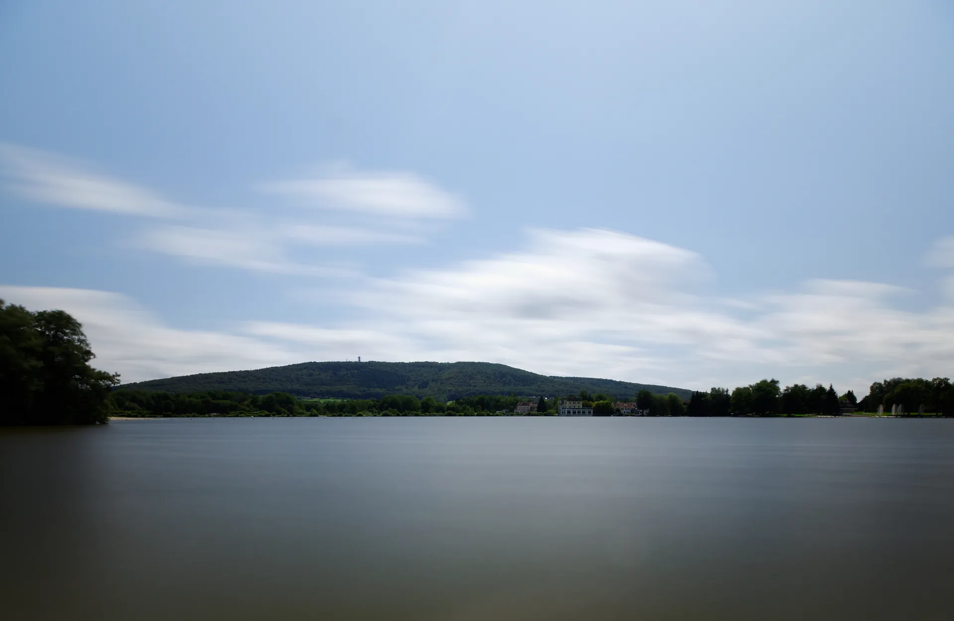 Etang de Malsaucy à Sermamagny — Sur le lac