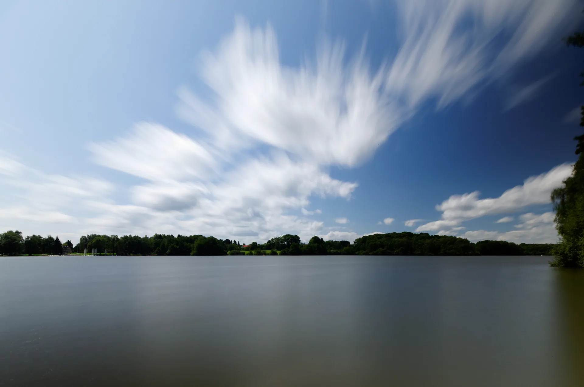 Etang de Malsaucy à Sermamagny — Sur le lac