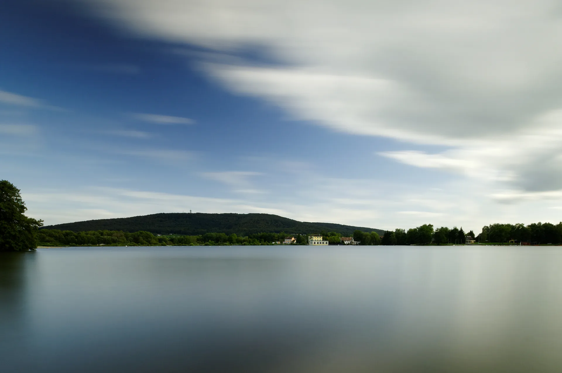Etang de Malsaucy à Sermamagny — Sur le lac
