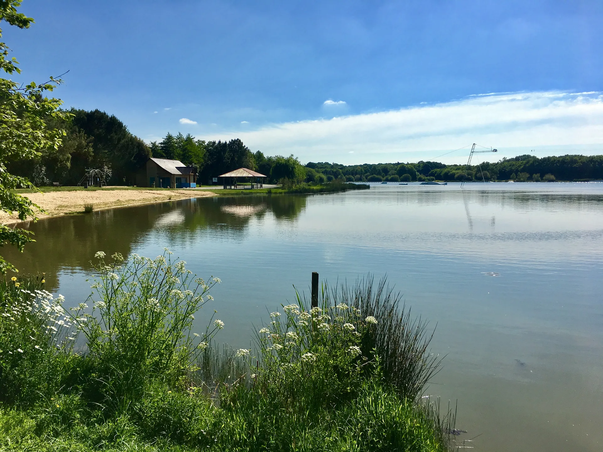 Etang de Plesse à Plessé — Sur le lac