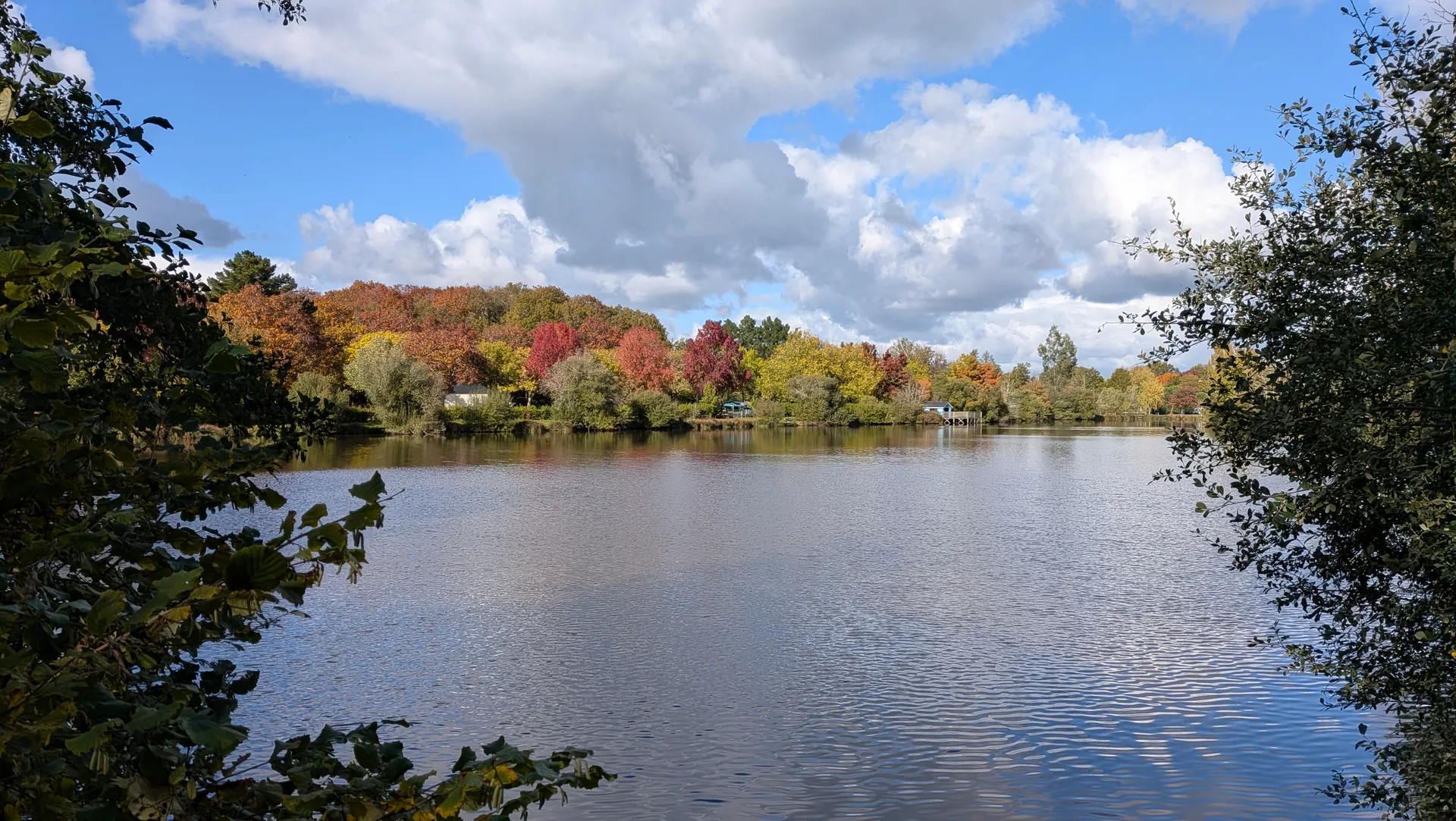 Etang du Gavre à Le Gâvre — Sur le lac