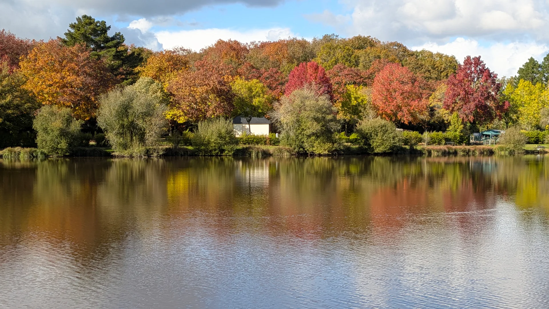 Etang du Gavre à Le Gâvre — Sur le lac