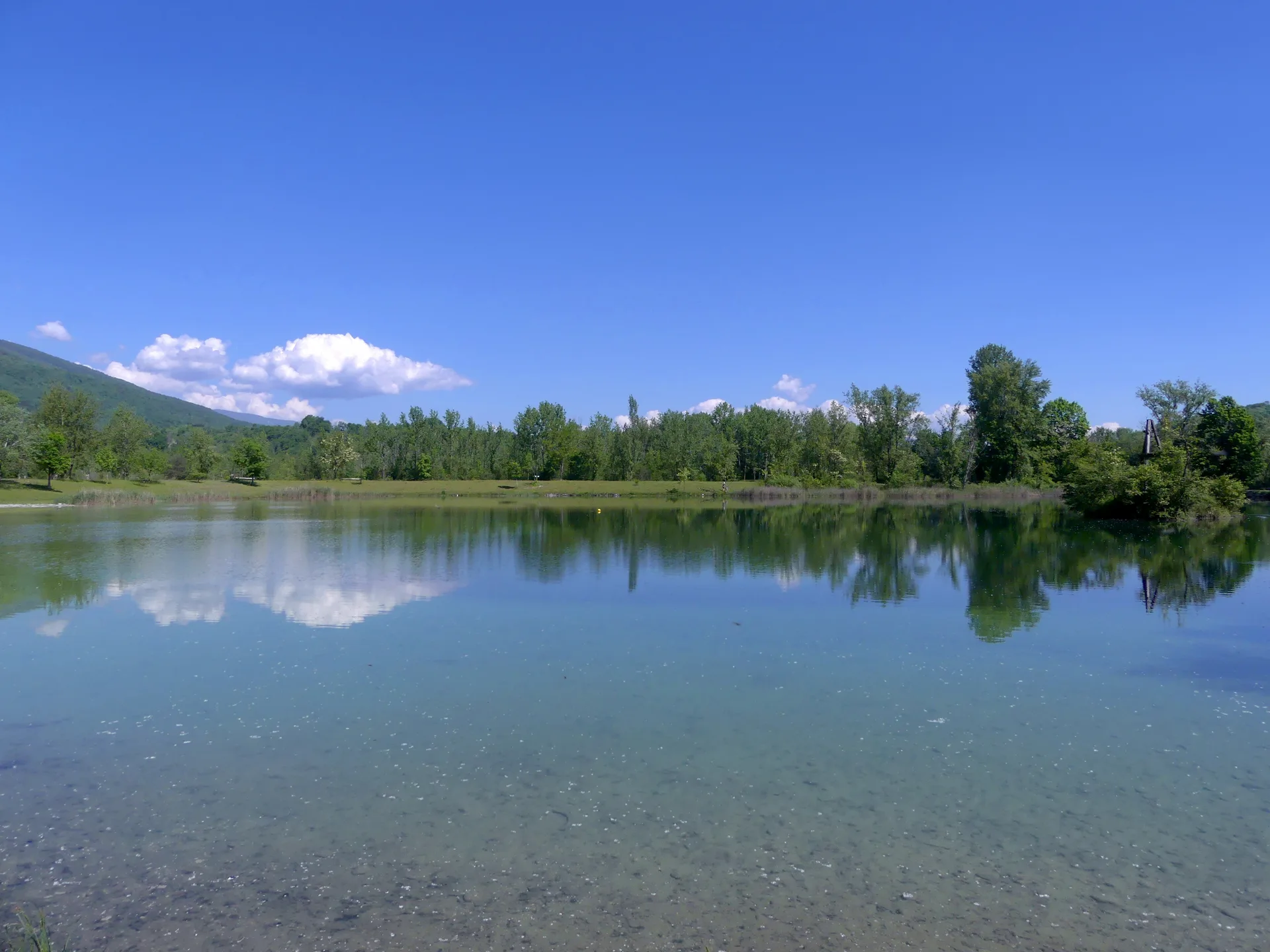 Etangs de la Malourdie à Motz — Sur le lac