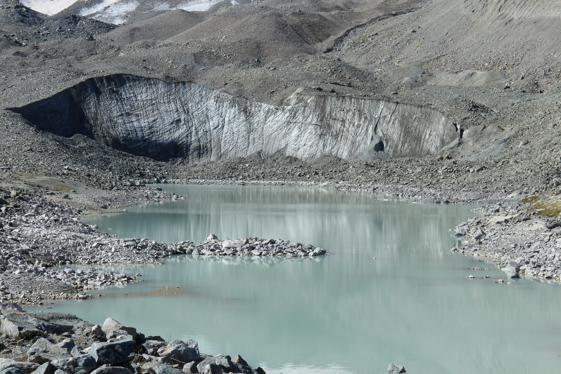 Glacier d'Arsine à Villar-d'Arêne — À 1,8 km du lac