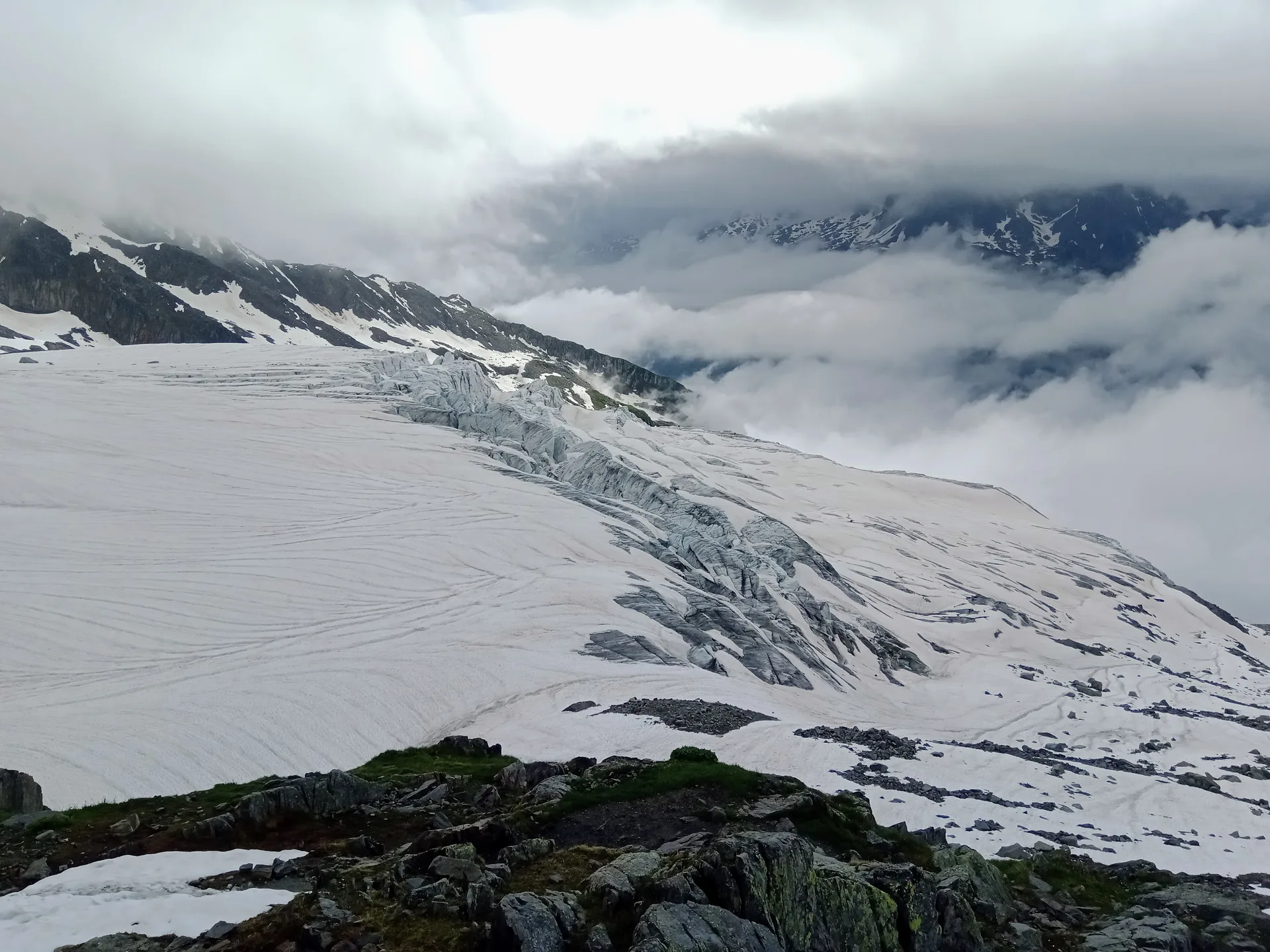 Glacier du Tour à Chamonix-Mont-Blanc — À 1,8 km du lac