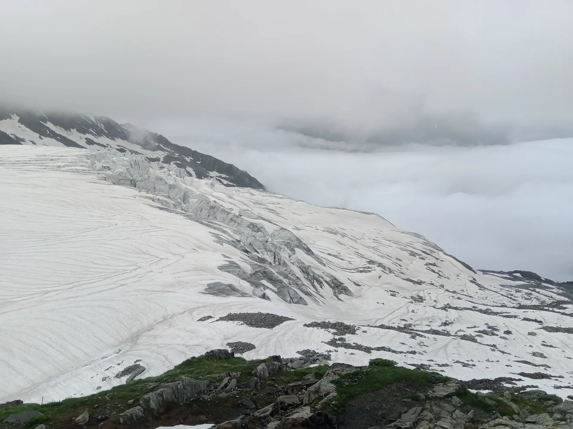 Glacier du Tour à Chamonix-Mont-Blanc — À 1,7 km du lac