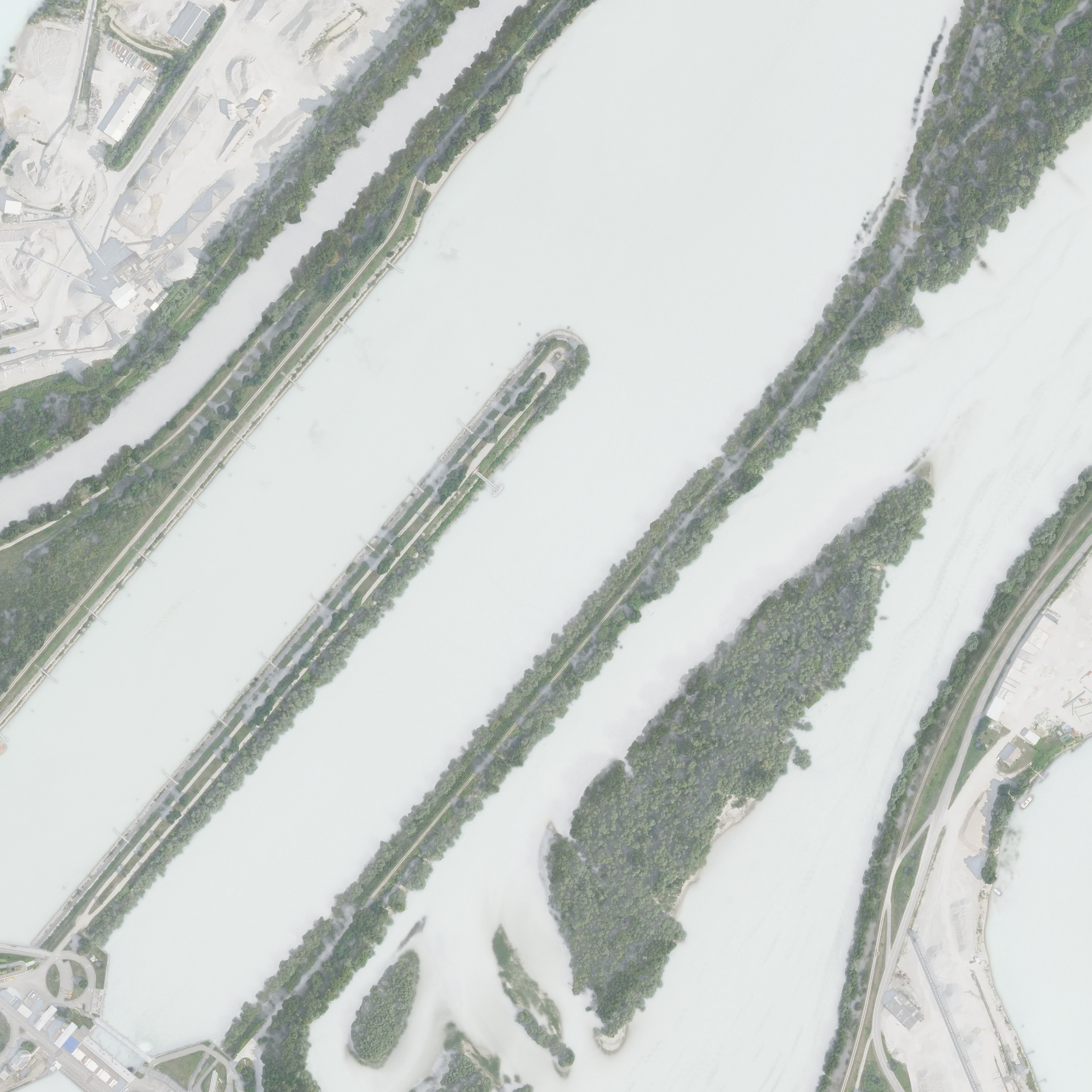 Graviere de Gambsheim à Gambsheim — À 980 m du lac