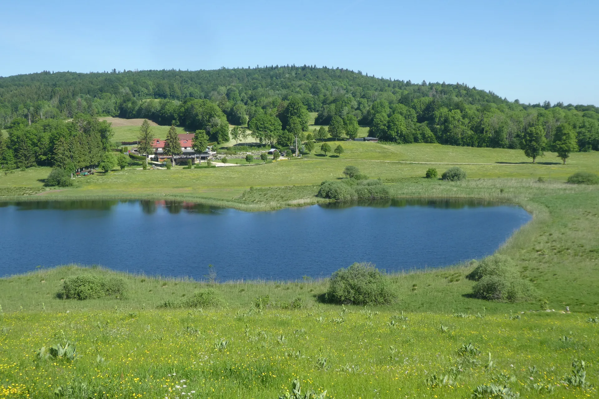 Lac à la Dame à Foncine-le-Bas — À 220 m du lac