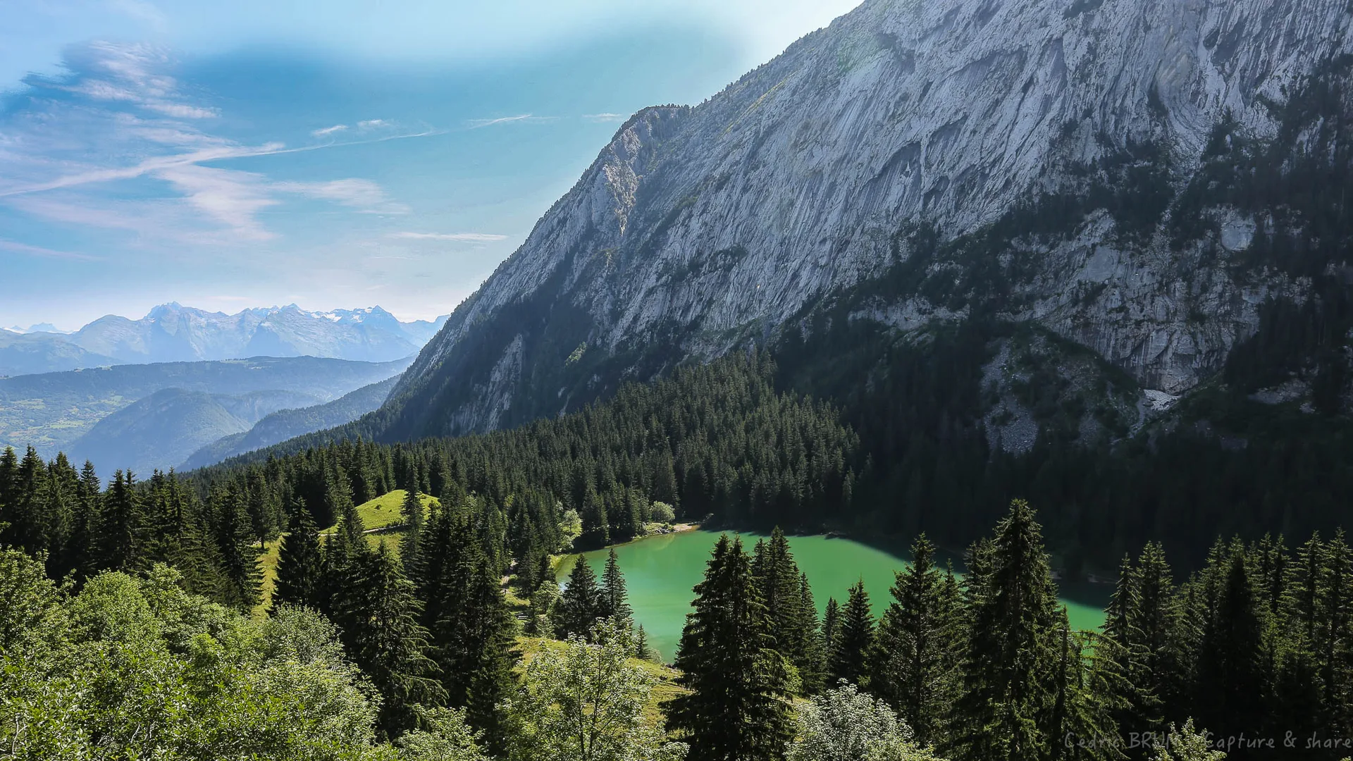 Lac Benit à Mont-Saxonnex — À 307 m du lac