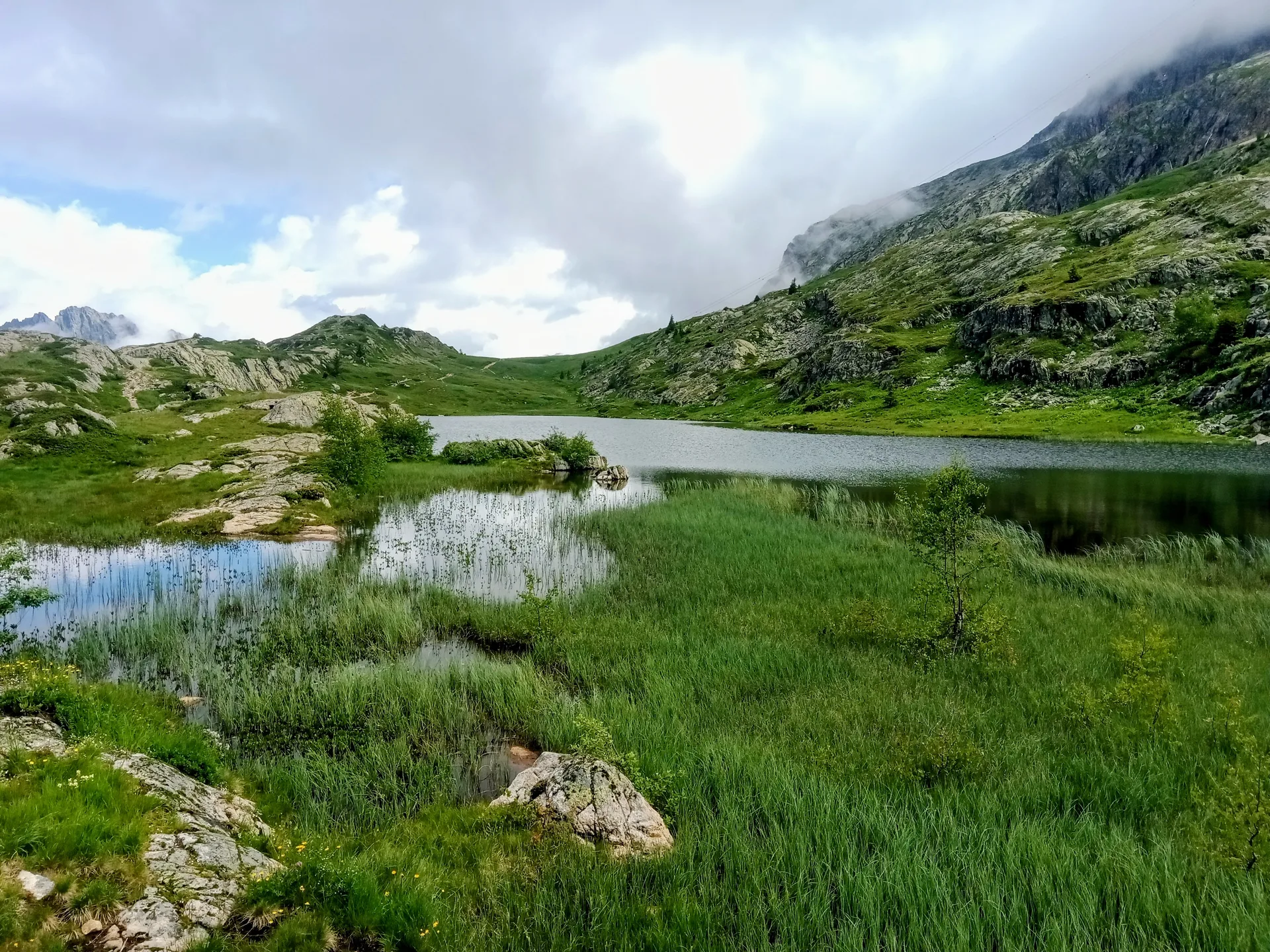 Lac Besson à Huez — À 728 m du lac