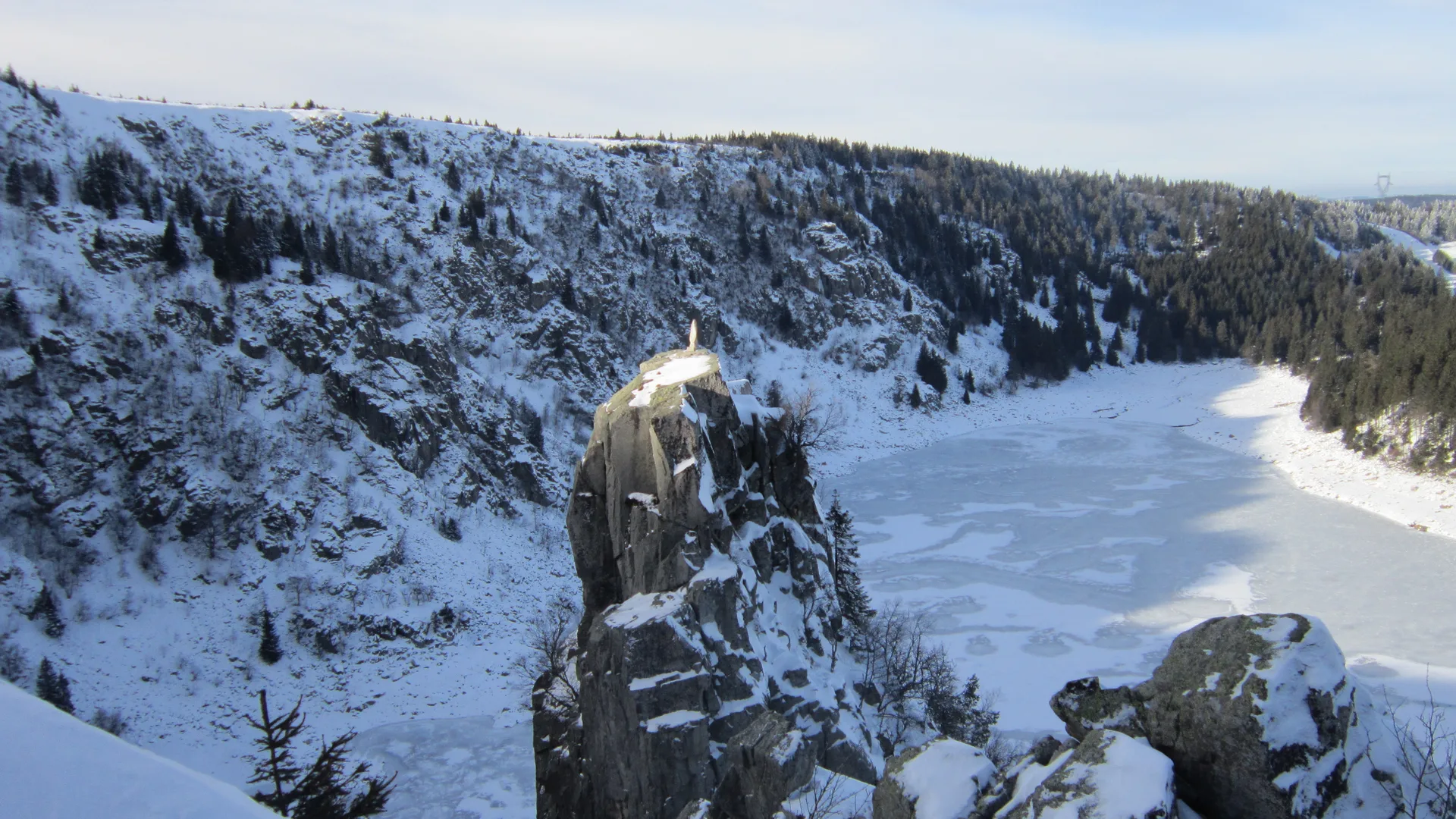 Lac Blanc à Orbey — À 214 m du lac