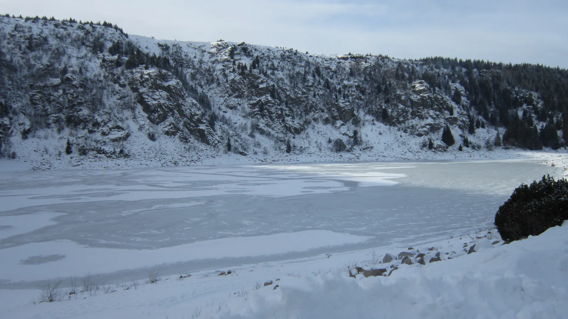 Lac Blanc à Orbey — À 214 m du lac