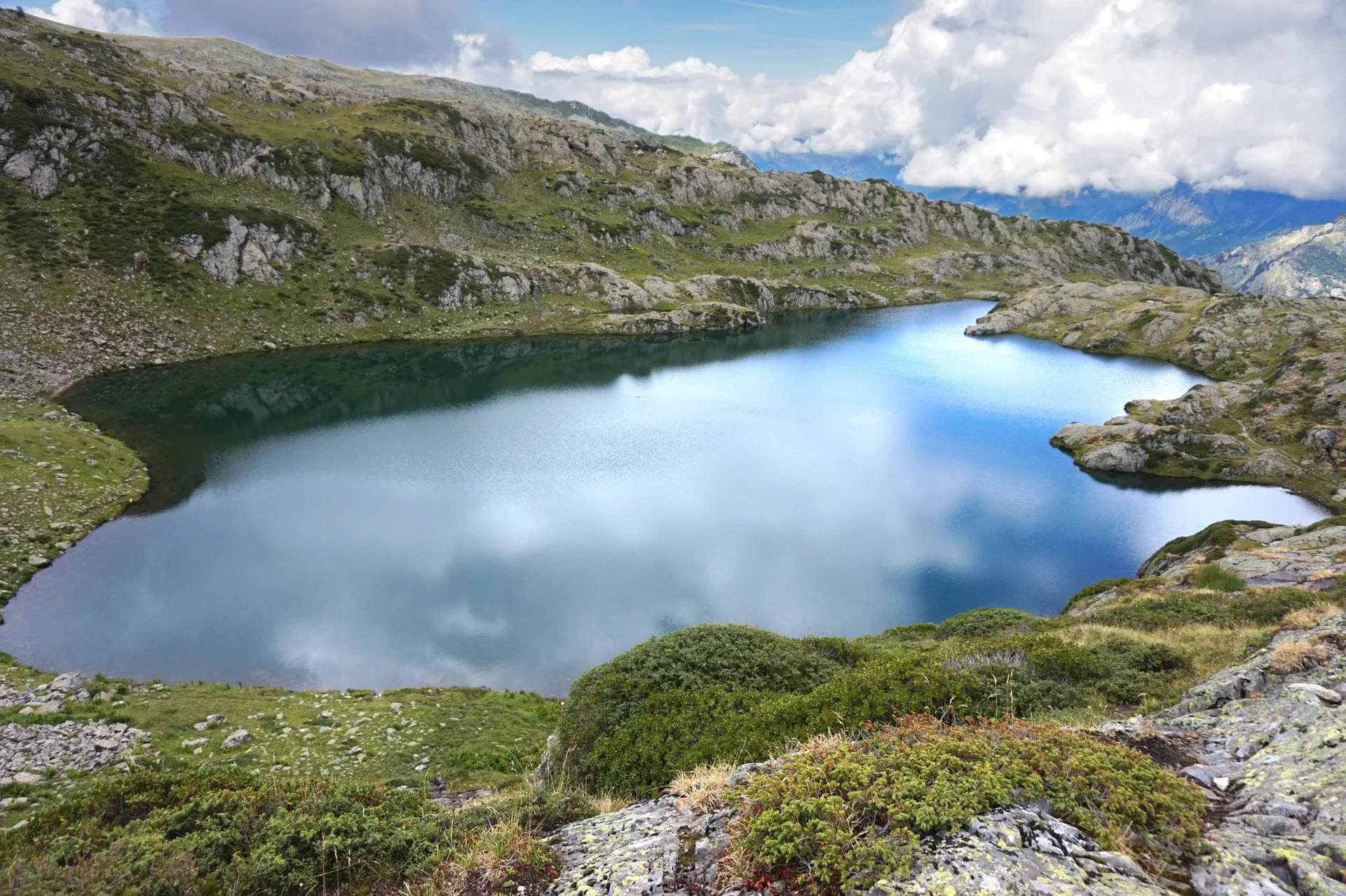Lac Brevent à Chamonix-Mont-Blanc — Sur le lac