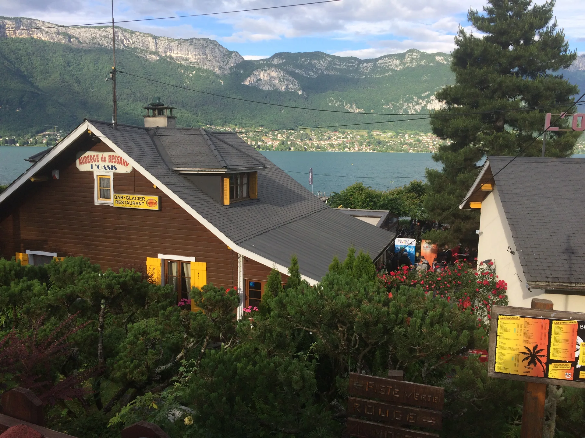 Lac d'Annecy à Sevrier — Sur le lac