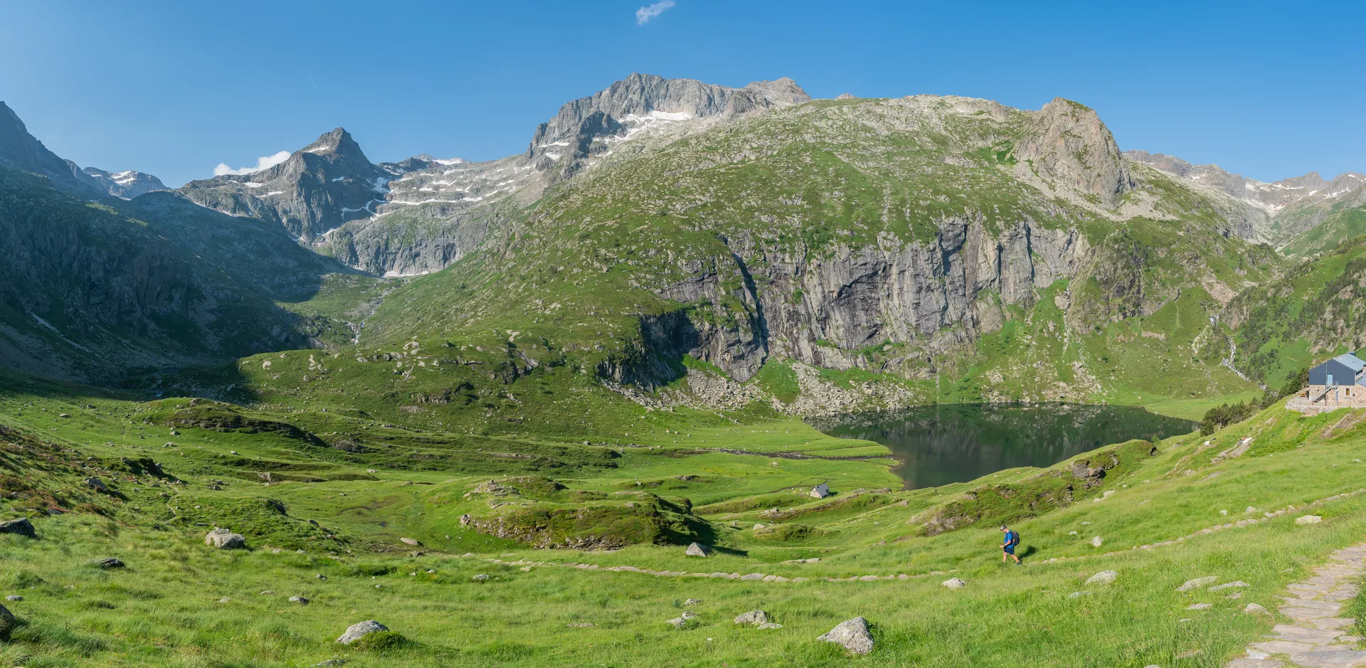 Lac d'Espingo à Oô — Sur le lac