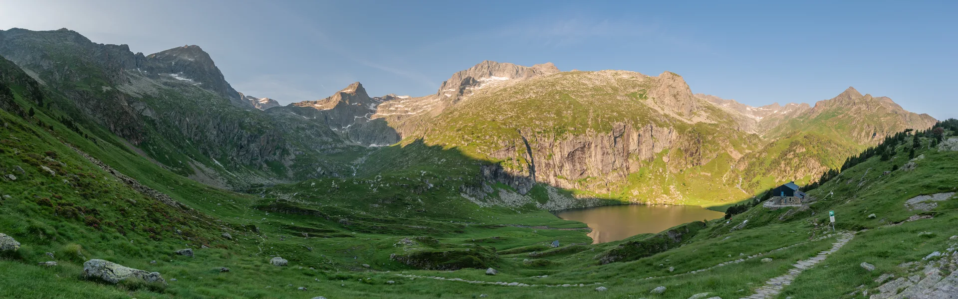 Lac d'Espingo à Oô — Sur le lac