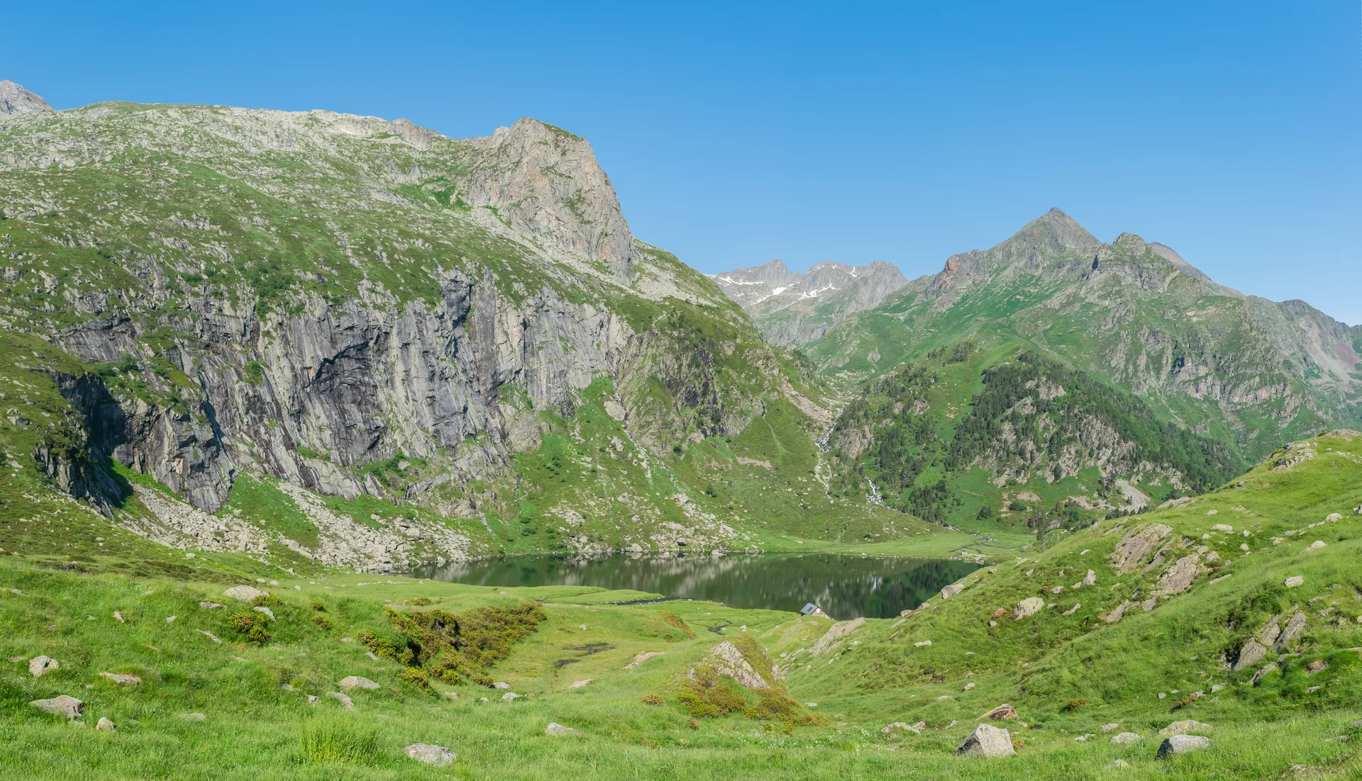 Lac d'Espingo à Oô — Sur le lac
