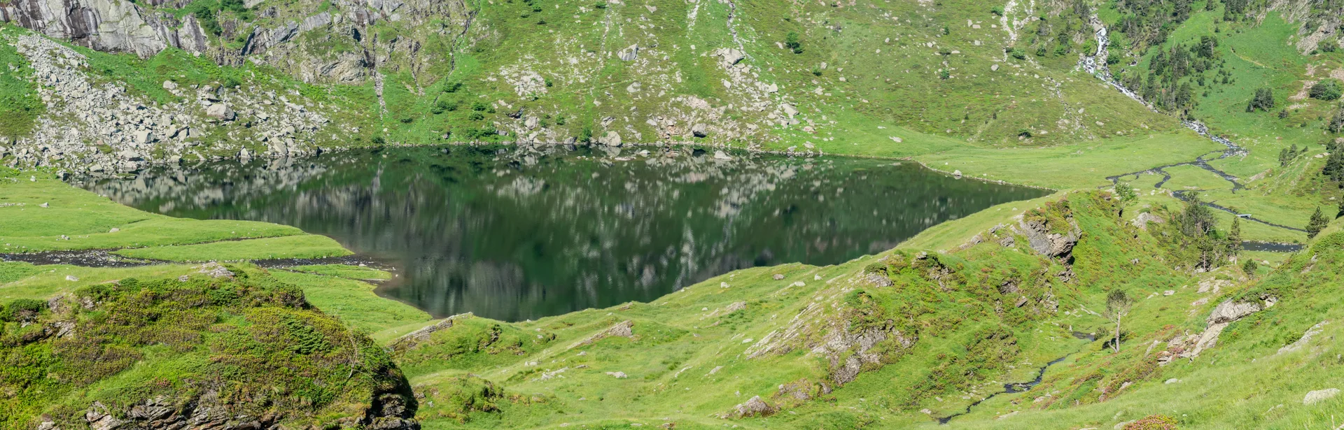 Lac d'Espingo à Oô — Sur le lac