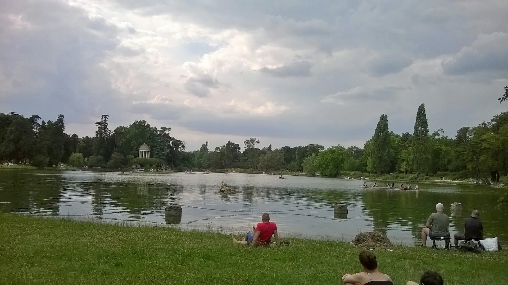 Lac Daumesnil à Paris — Sur le lac