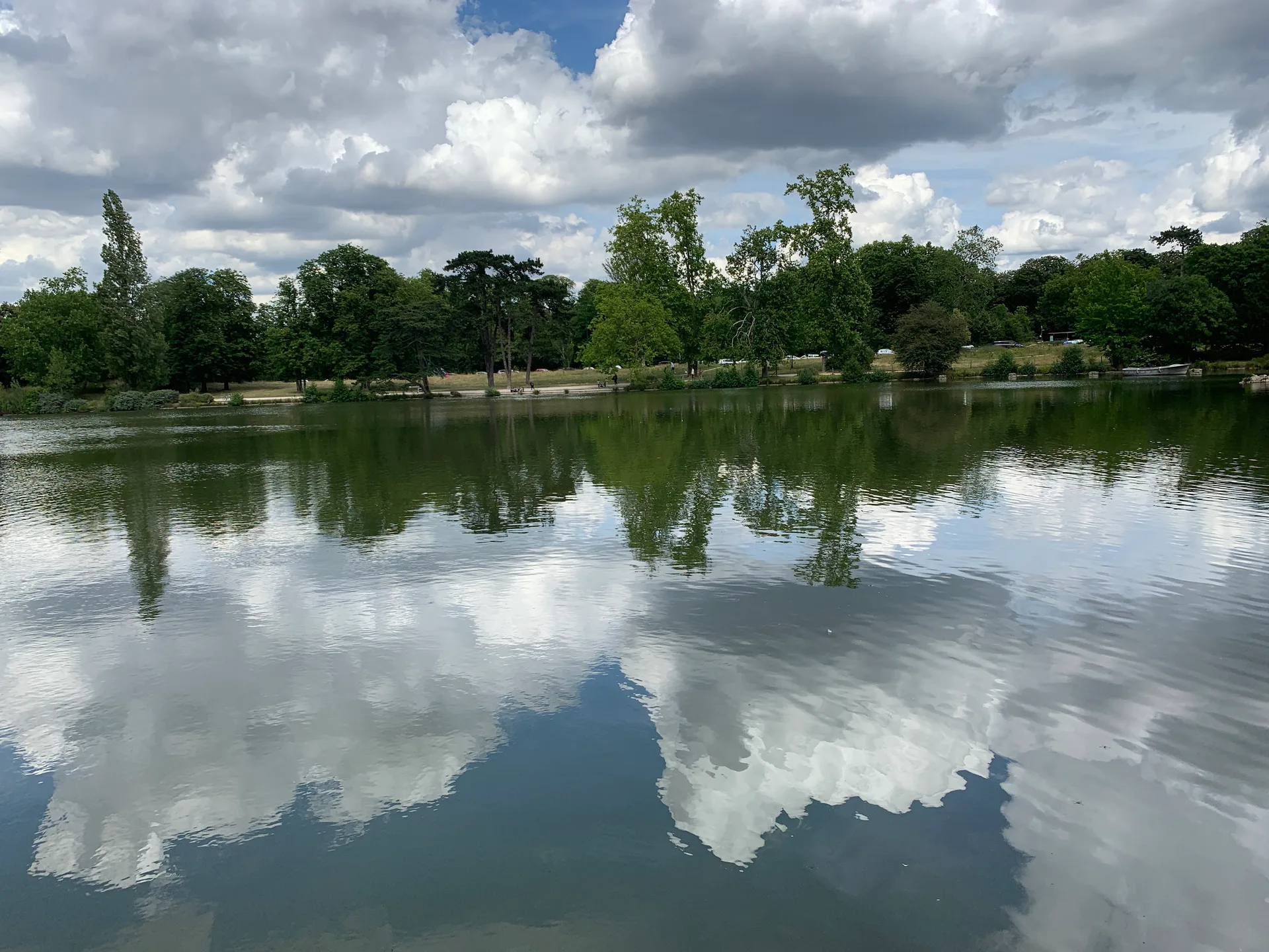 Lac Daumesnil à Paris — Sur le lac