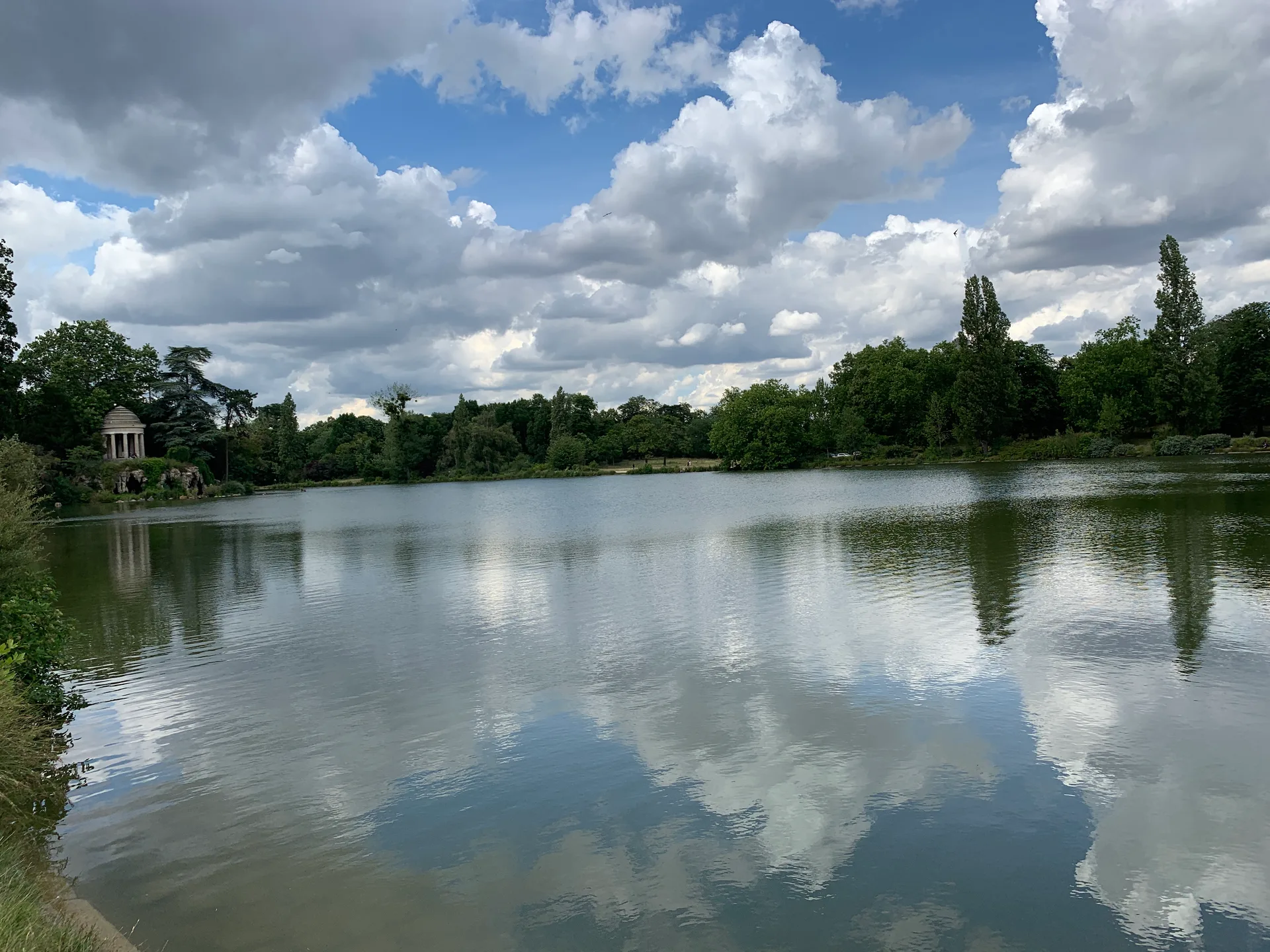 Lac Daumesnil à Paris — Sur le lac