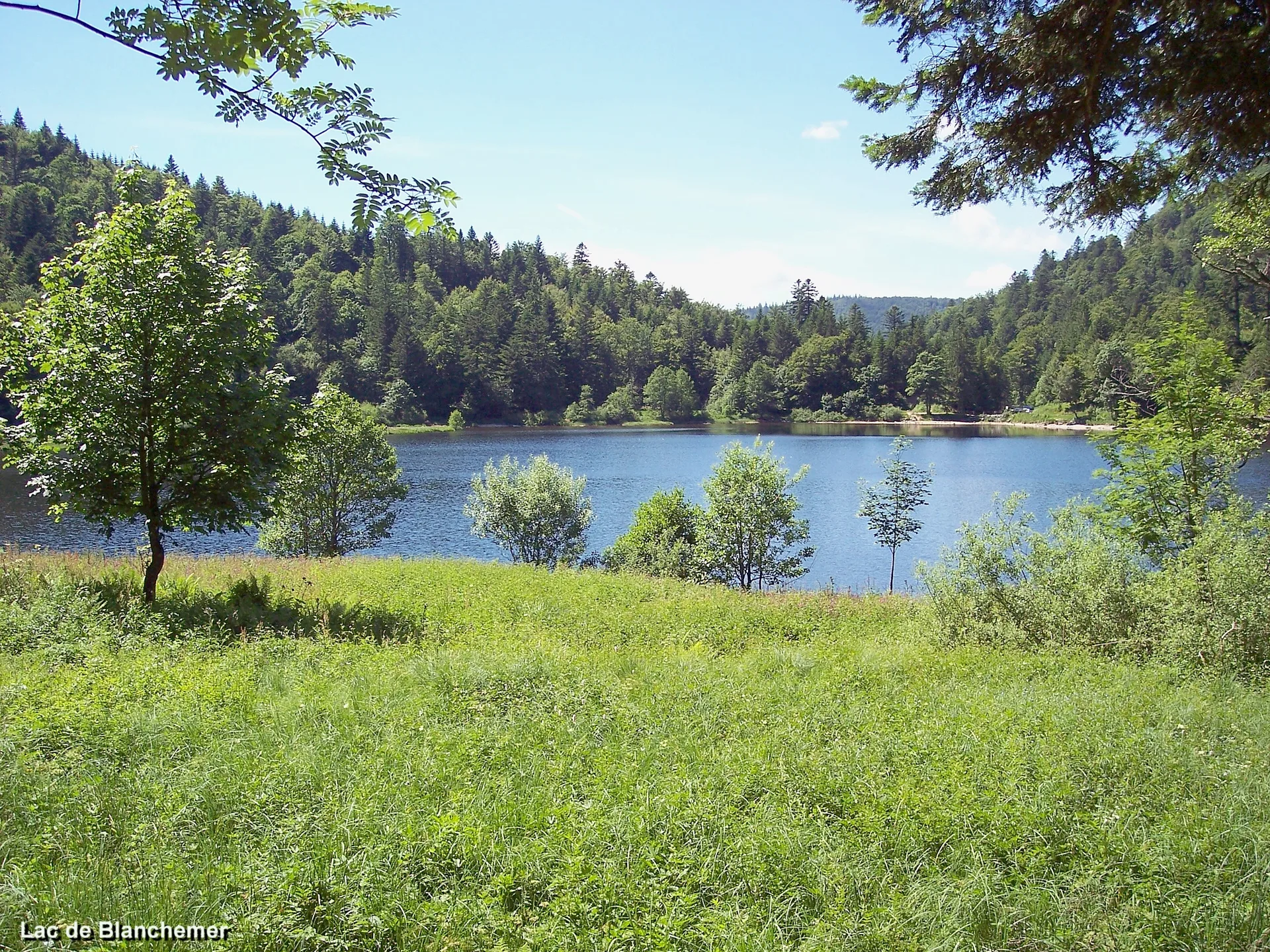 Lac de Blanchemer à La Bresse — À 363 m du lac