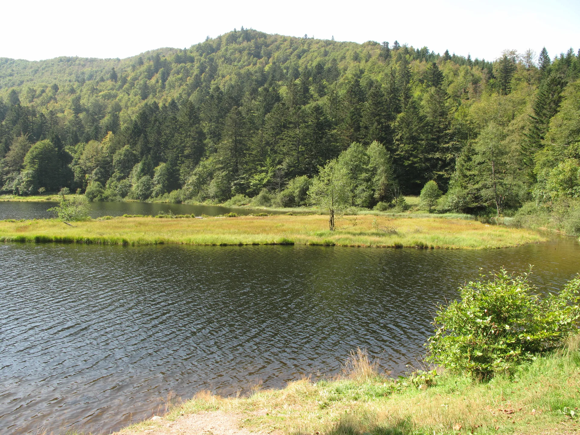 Lac de Blanchemer à La Bresse — Sur le lac