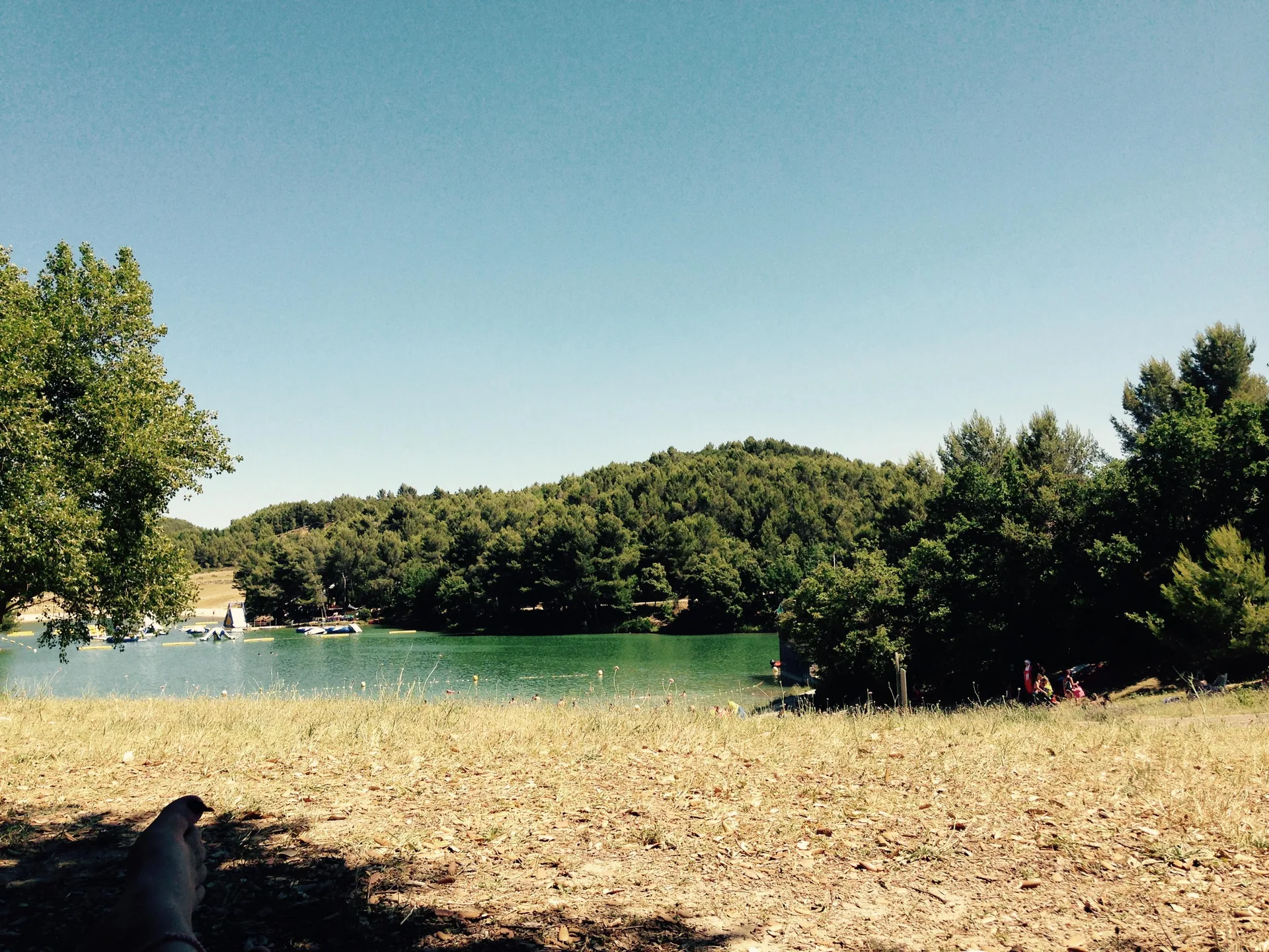 Lac de Cavayere à Carcassonne — Sur le lac