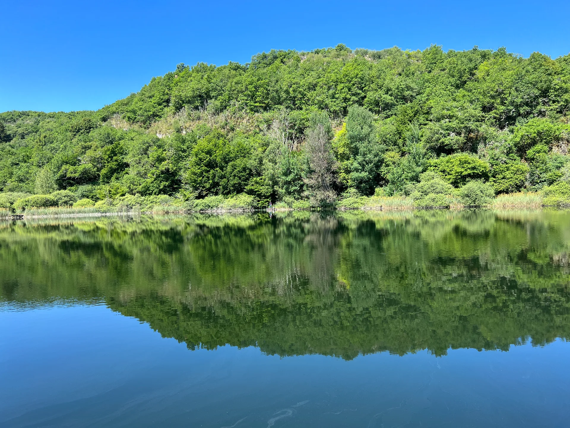 Lac de Chailloux à Contrevoz — Sur le lac