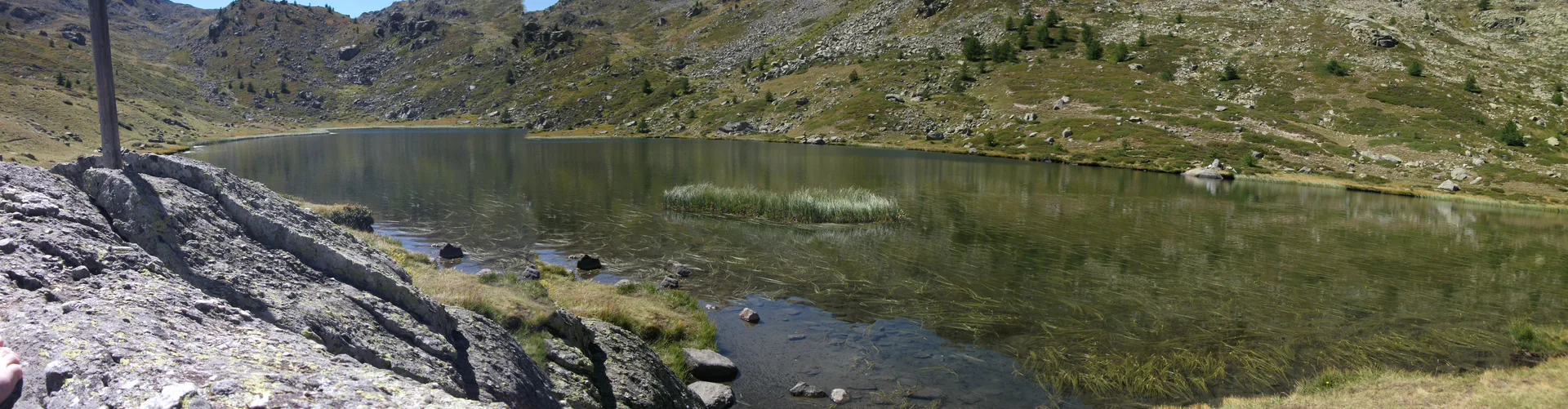Lac de Cristol à La Salle-les-Alpes — Sur le lac