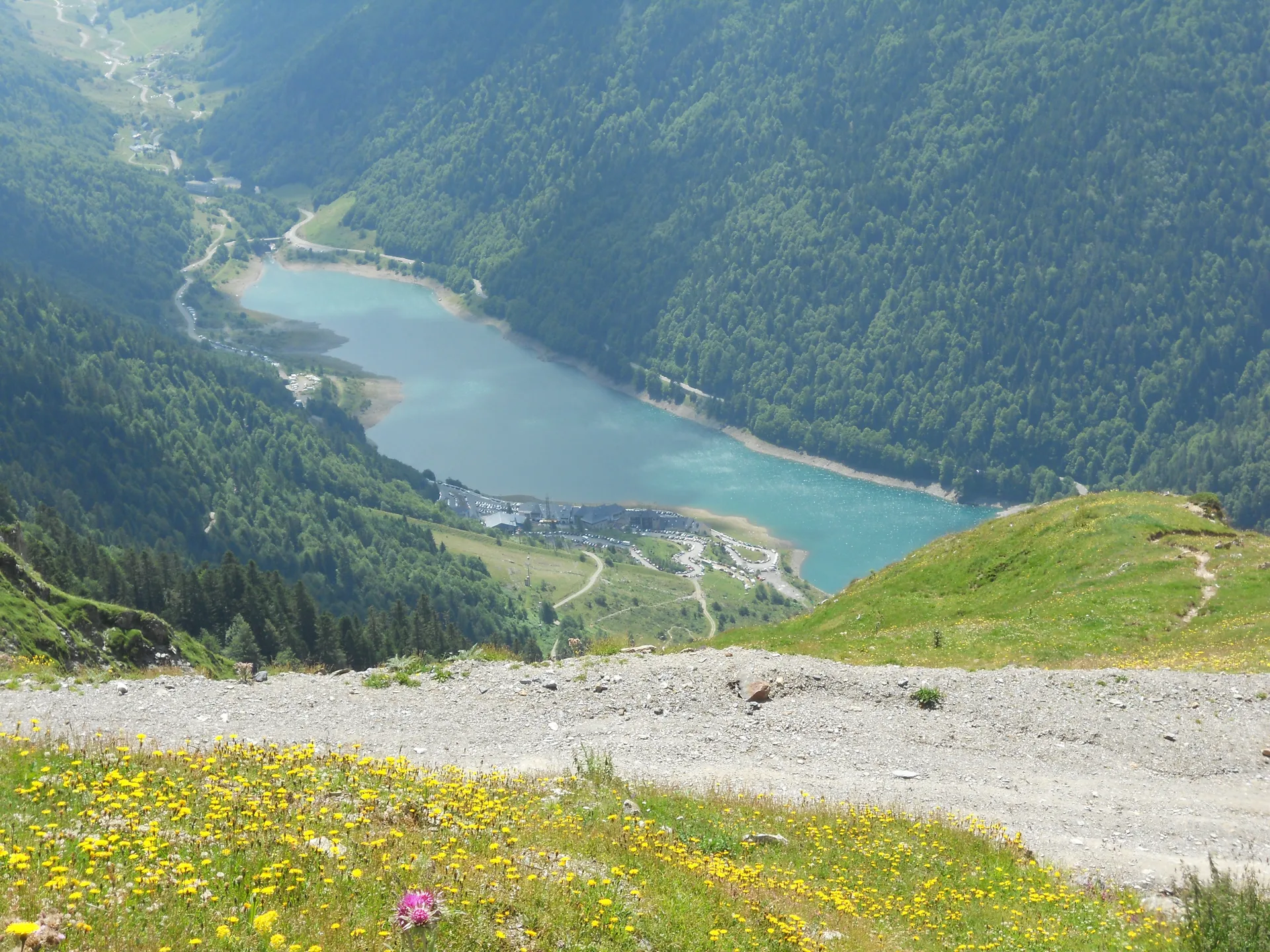 Lac de Fabreges à Laruns — À 788 m du lac