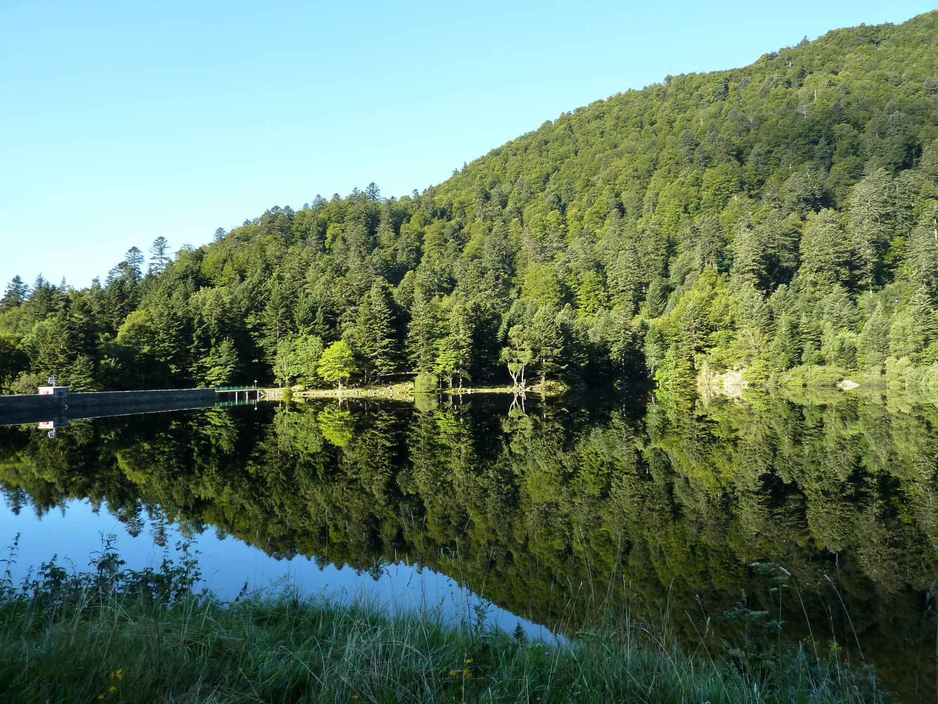 Lac de Fischboedle à Metzeral — À 762 m du lac