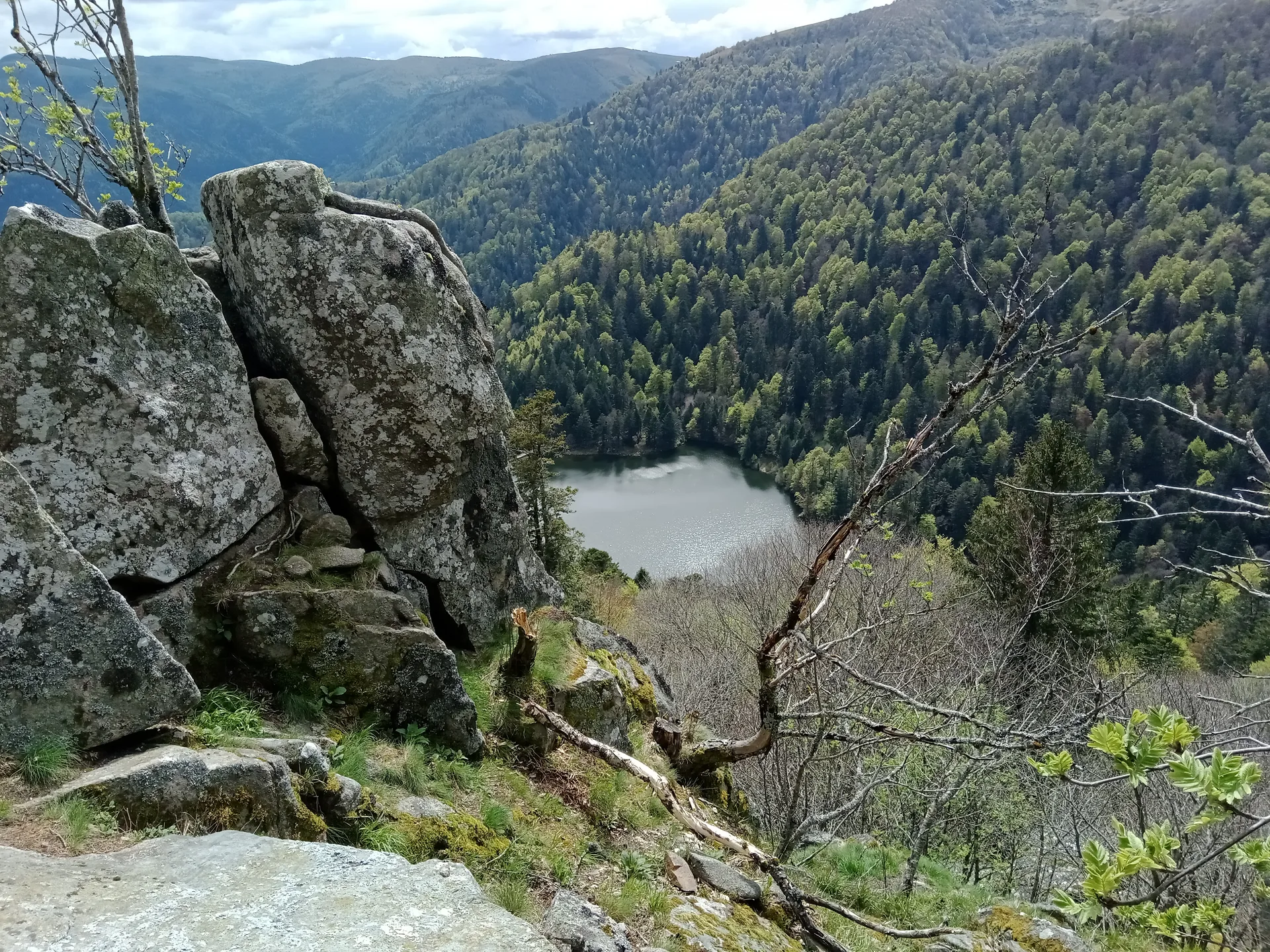 Lac de Fischboedle à Metzeral — À 1,2 km du lac