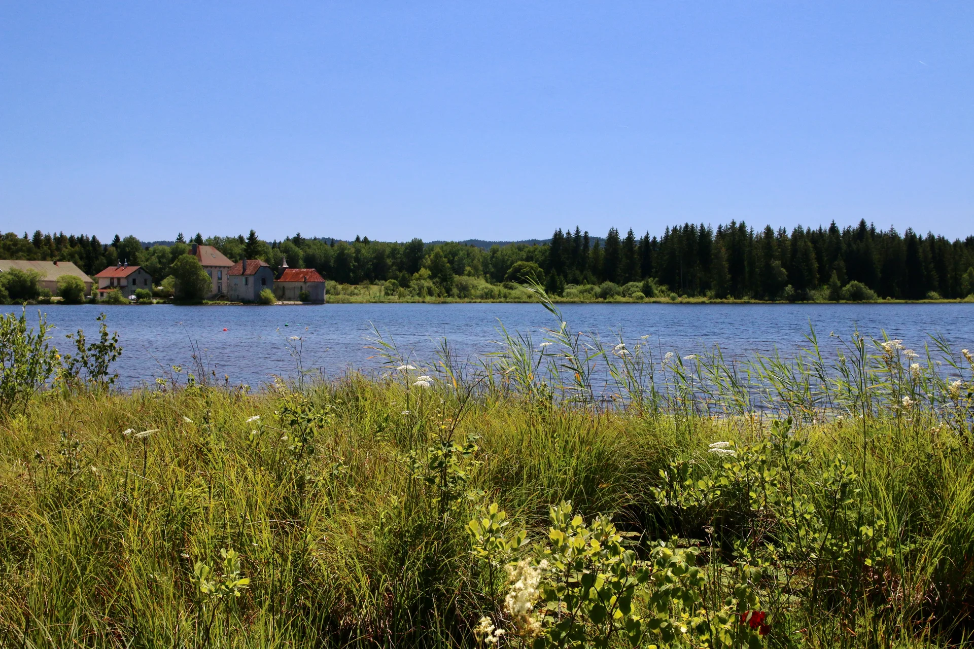Lac de Frasne à Frasne — Sur le lac