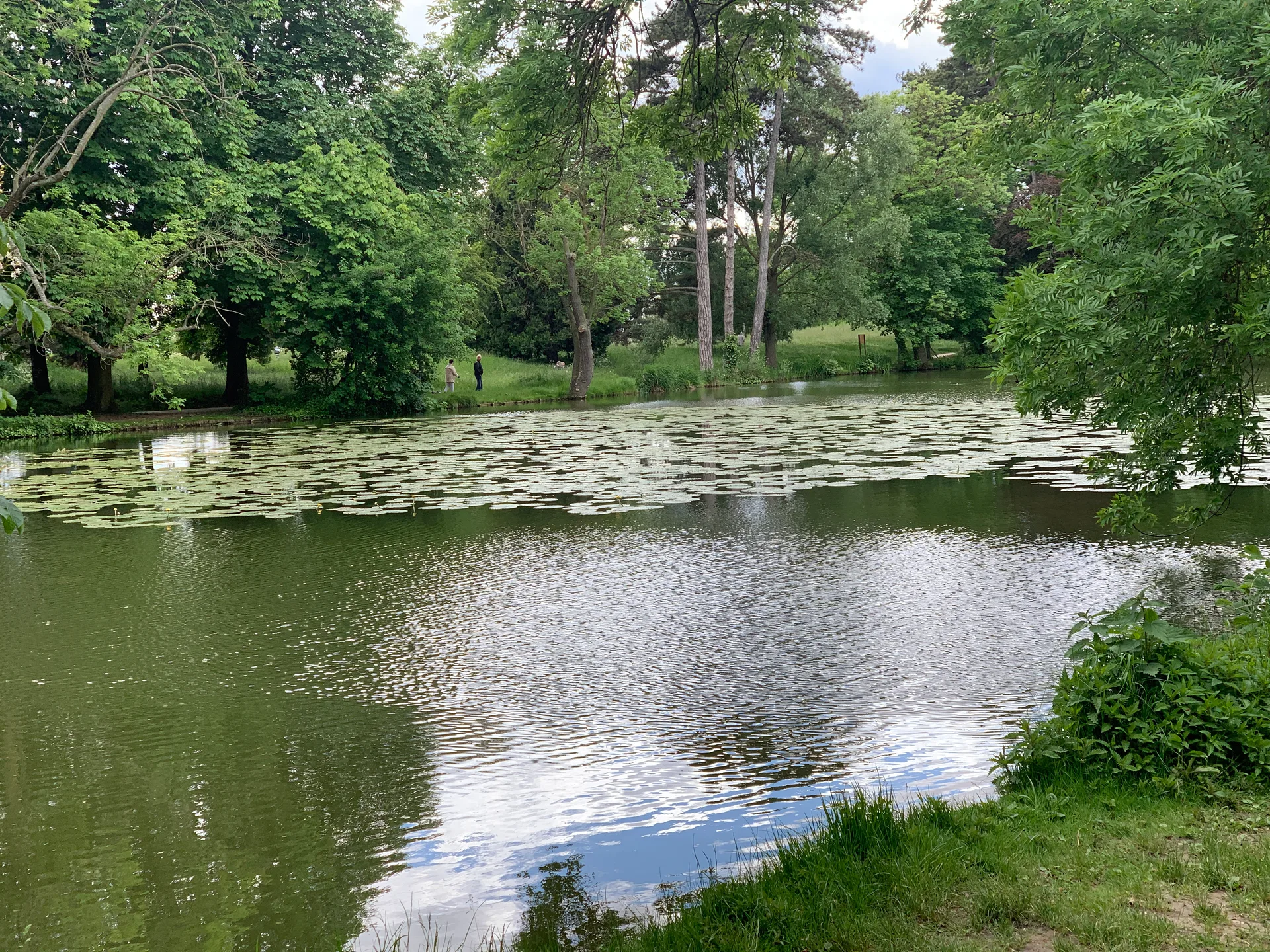 Lac de Gravelle à Paris — Sur le lac