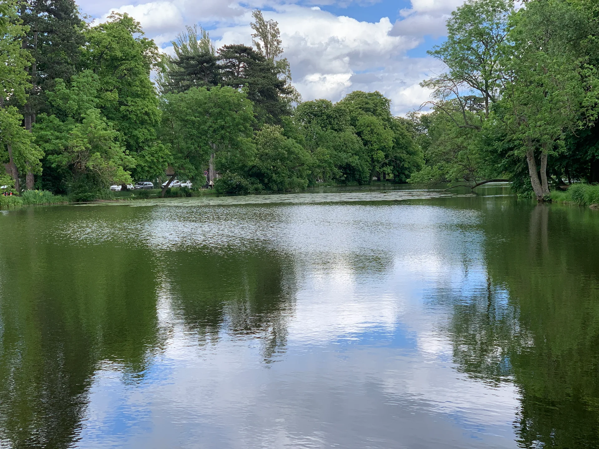 Lac de Gravelle à Paris — Sur le lac