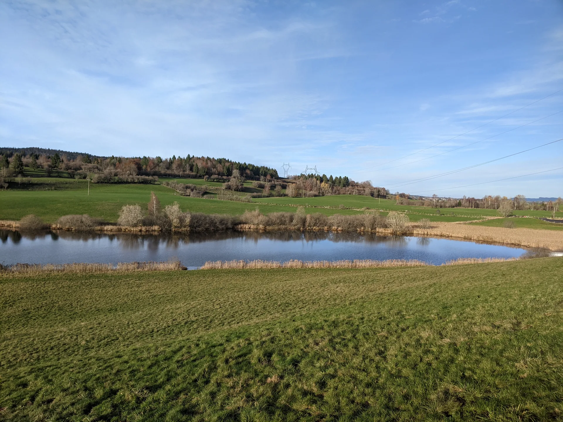 Lac de l'Abbaye à Grande-Rivière Château — À 2,3 km du lac