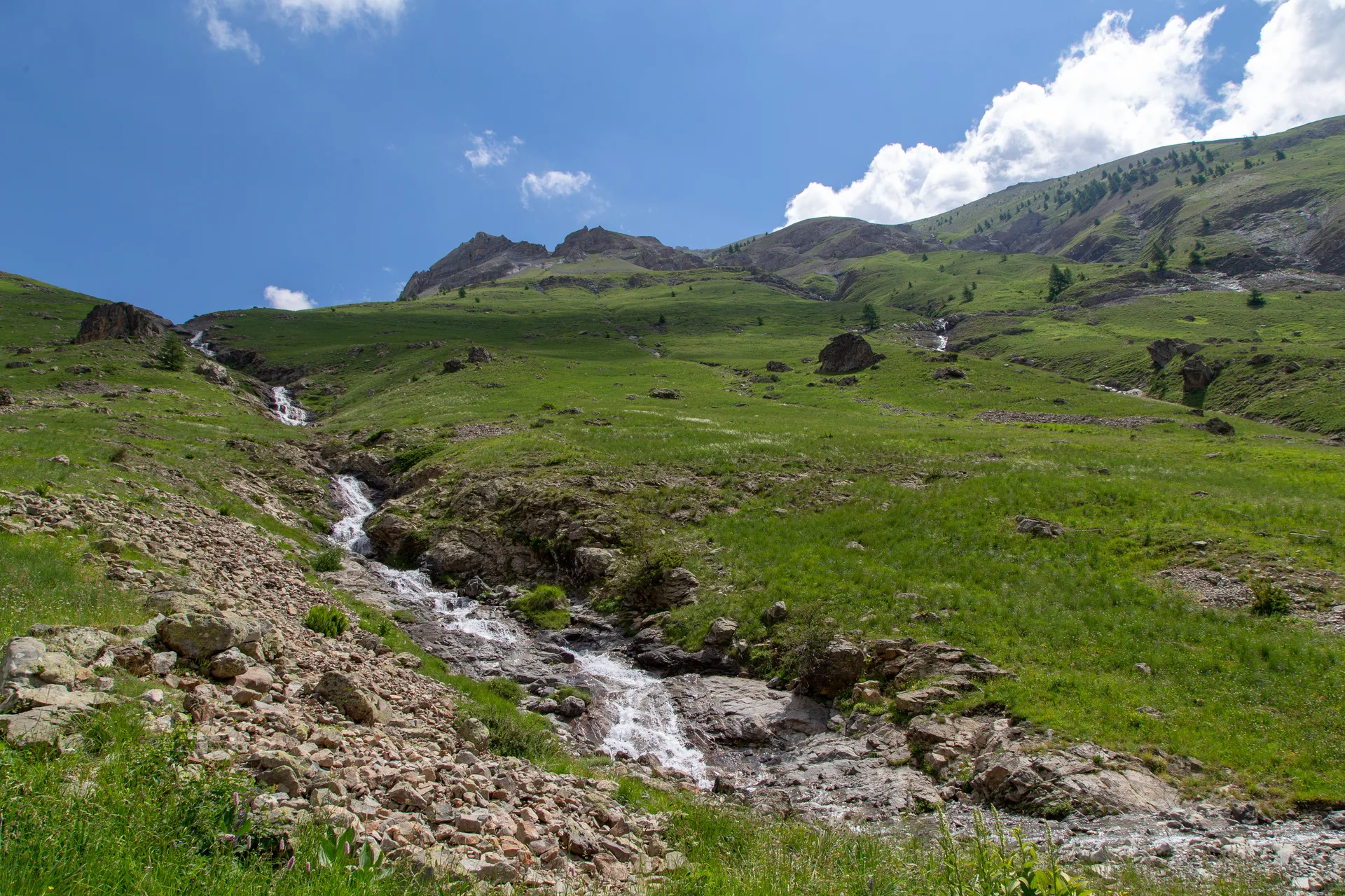 Lac de l'Eychauda à Vallouise-Pelvoux — À 2,3 km du lac